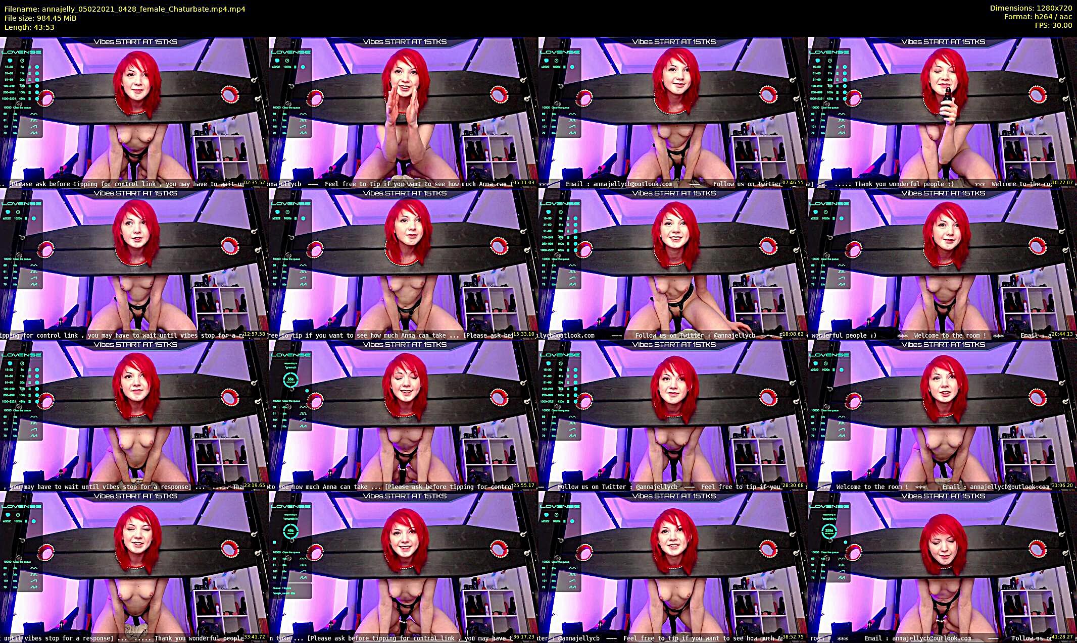 annajelly — 44 minute Chaturbate couple cam show recording, 720p, Feb 5, 2021