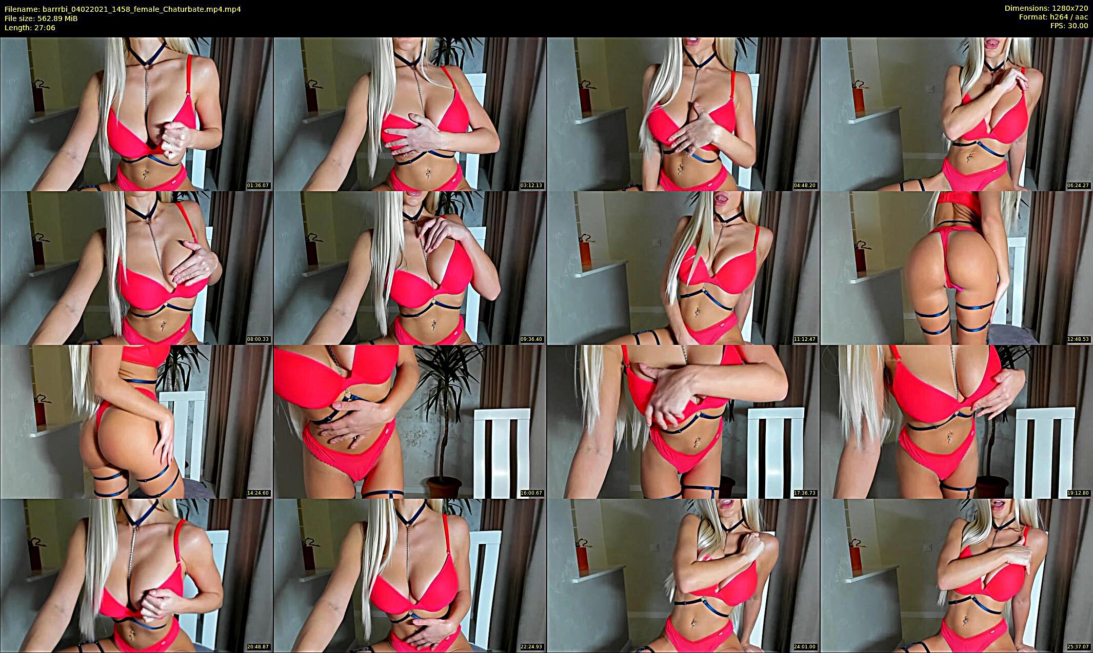 barrrbi — 28 minute Chaturbate female cam show recording, 720p, Feb 4, 2021