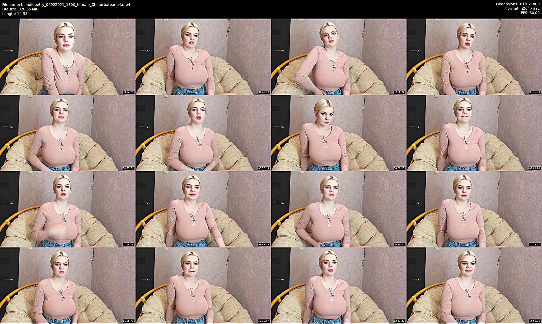 blondiebetsy — 15 minute Chaturbate female cam show recording, 1080p, Feb 4, 2021