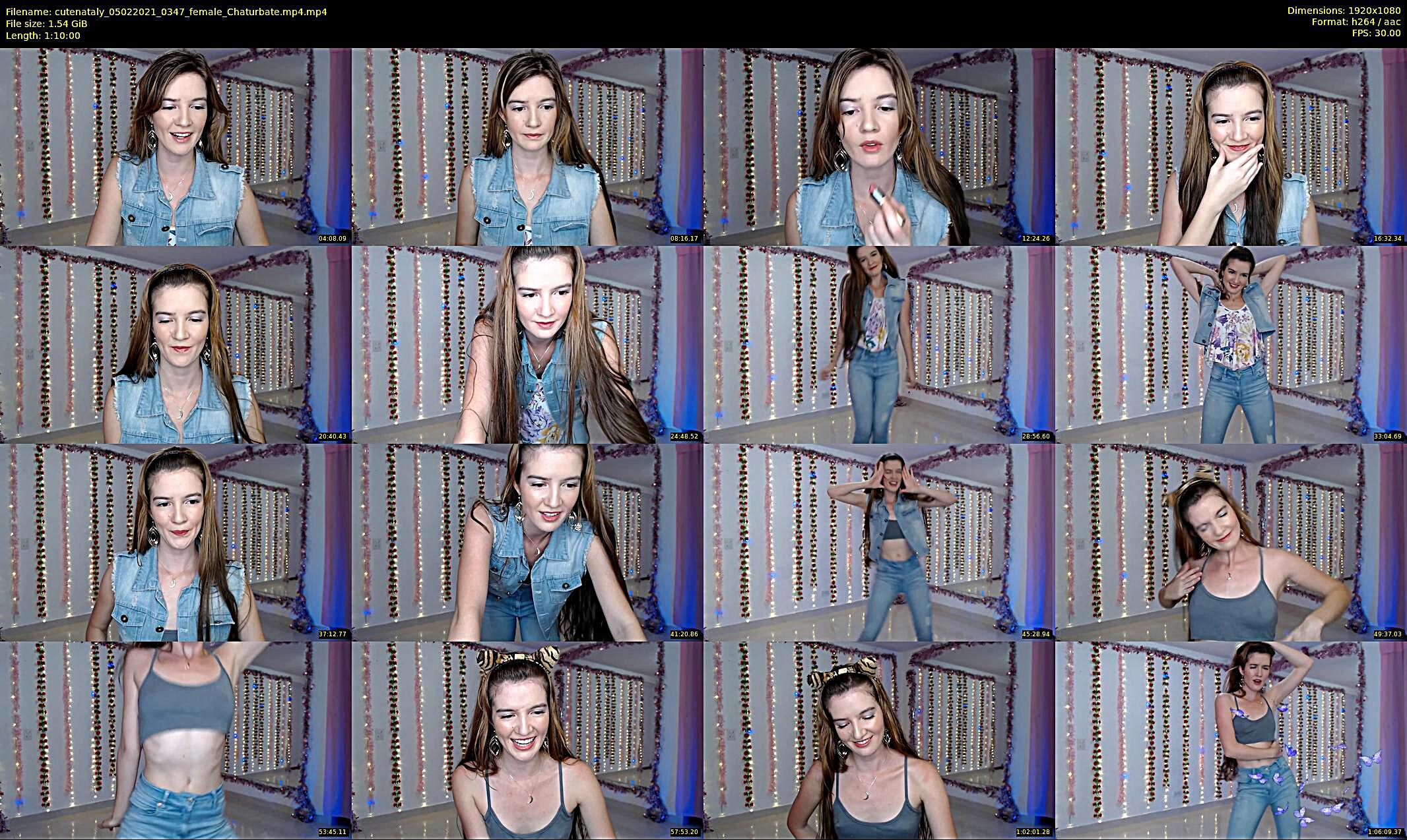 cutenataly — 70 minute Chaturbate female cam show recording, 1080p, Feb 5, 2021