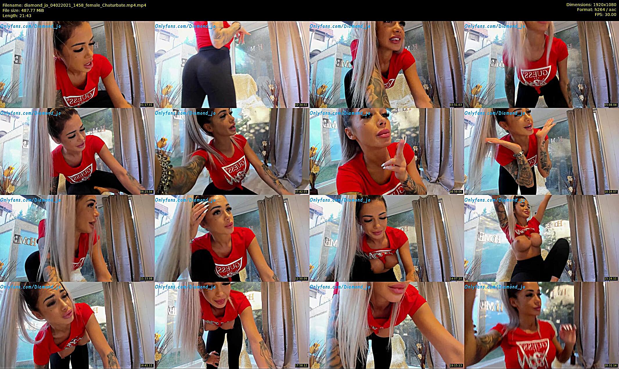 diamond_jo — 22 minute Chaturbate female cam show recording, 1080p, Feb 4, 2021