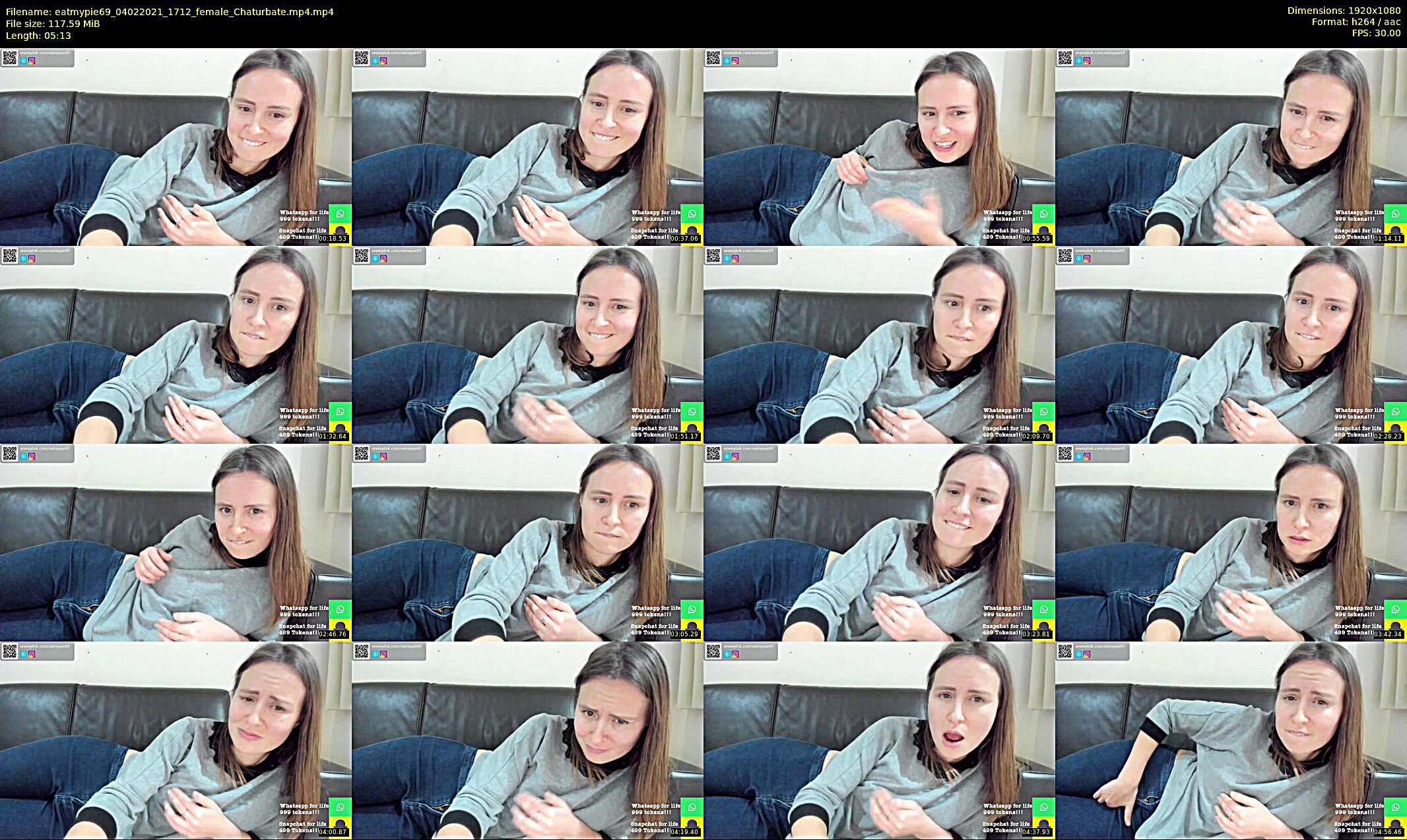 eatmypie69 — 6 minute Chaturbate female cam show recording, 1080p, Feb 4, 2021