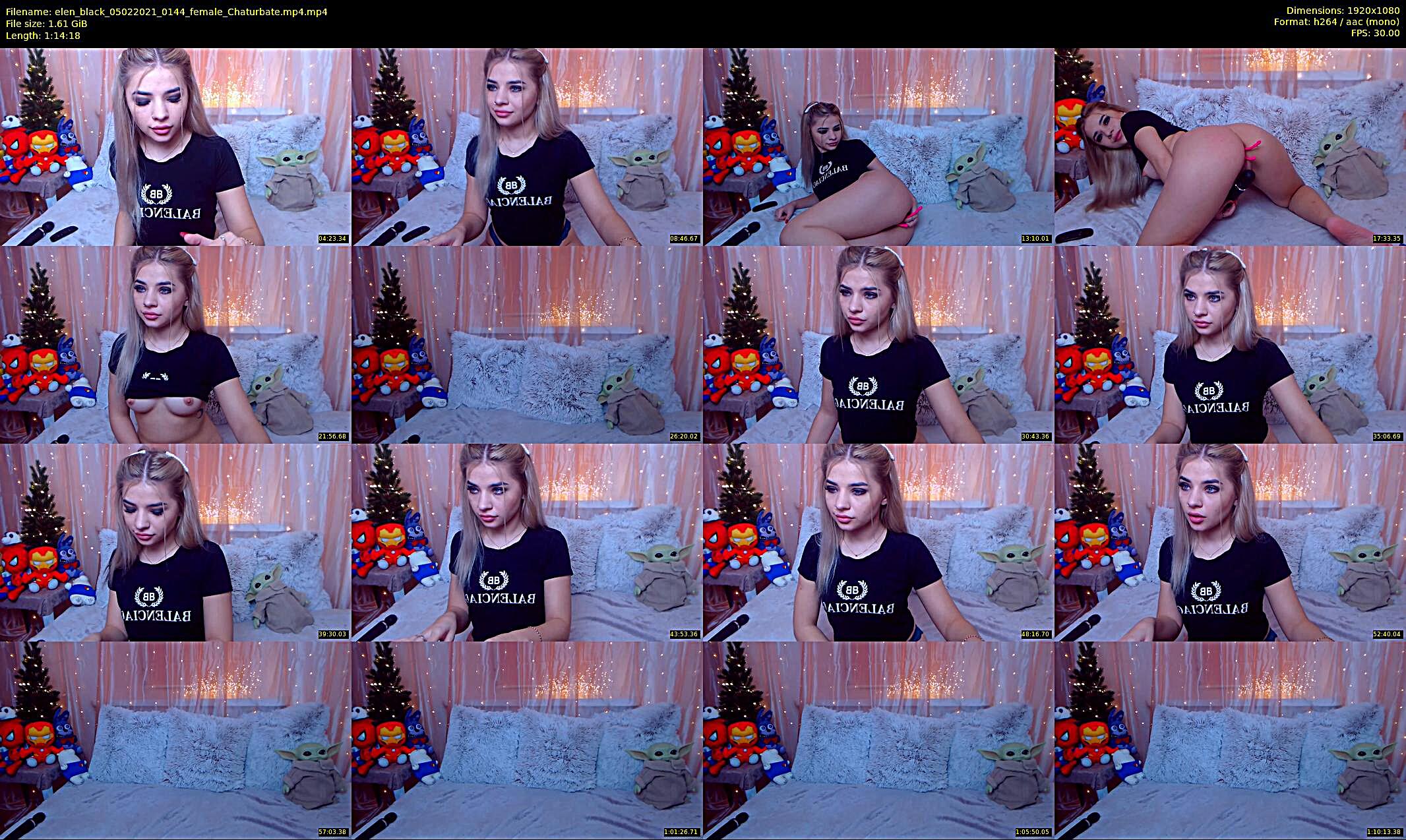 elen_black — 75 minute Chaturbate female cam show recording, 1080p, Feb 5, 2021