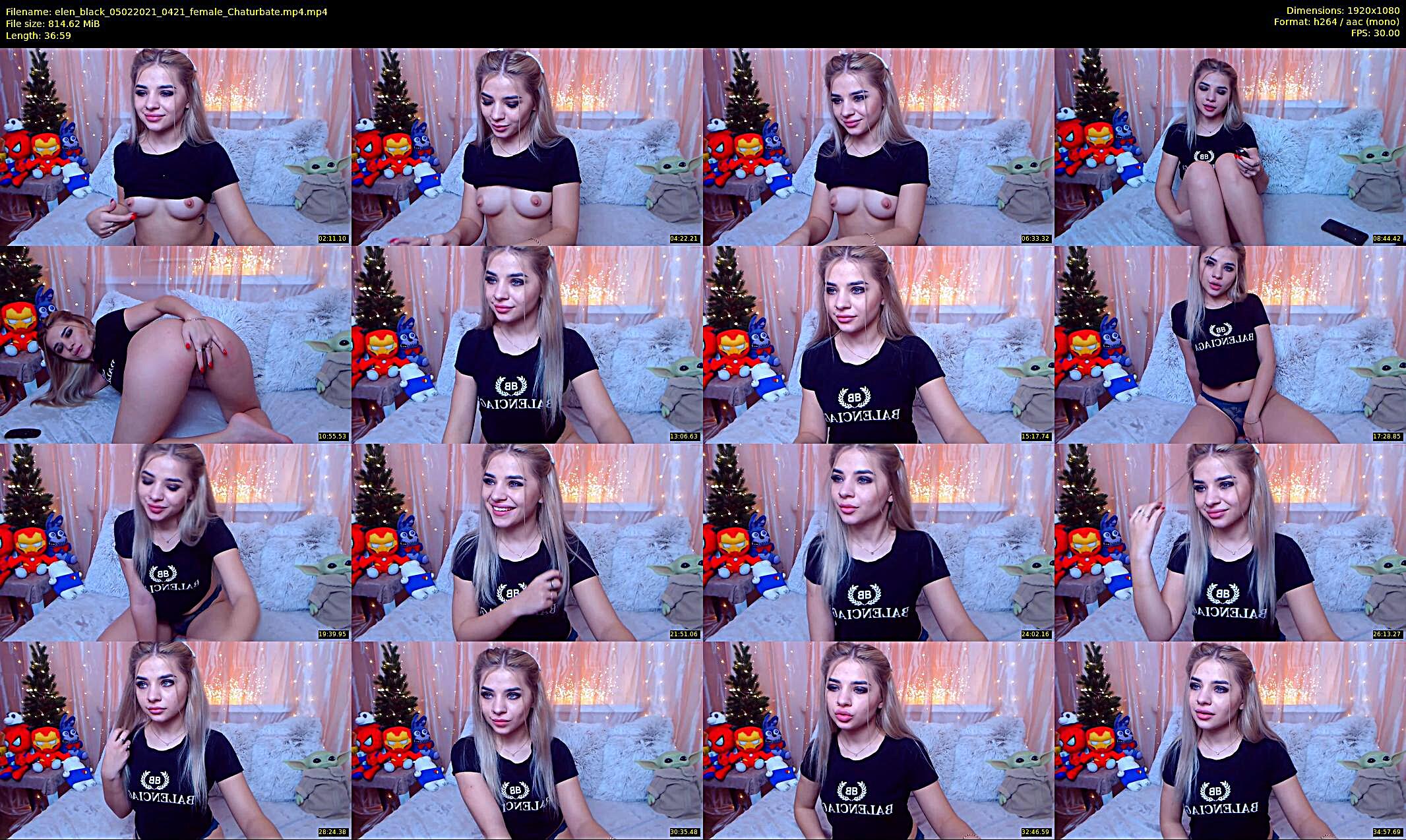 elen_black — 37 minute Chaturbate female cam show recording, 1080p, Feb 5, 2021