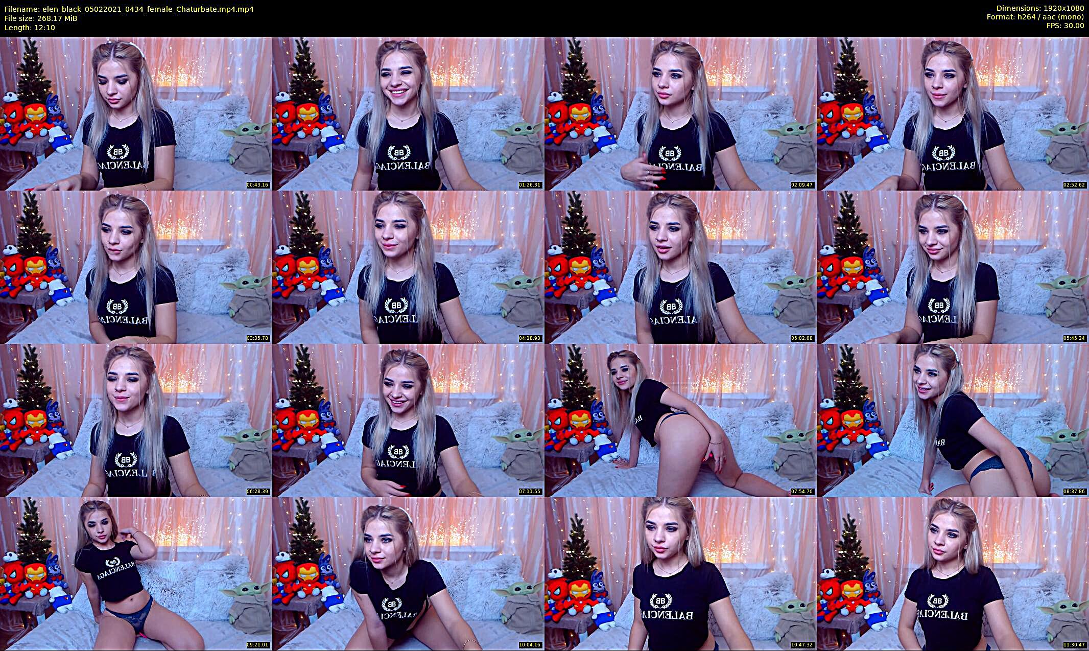 elen_black — 13 minute Chaturbate female cam show recording, 1080p, Feb 5, 2021