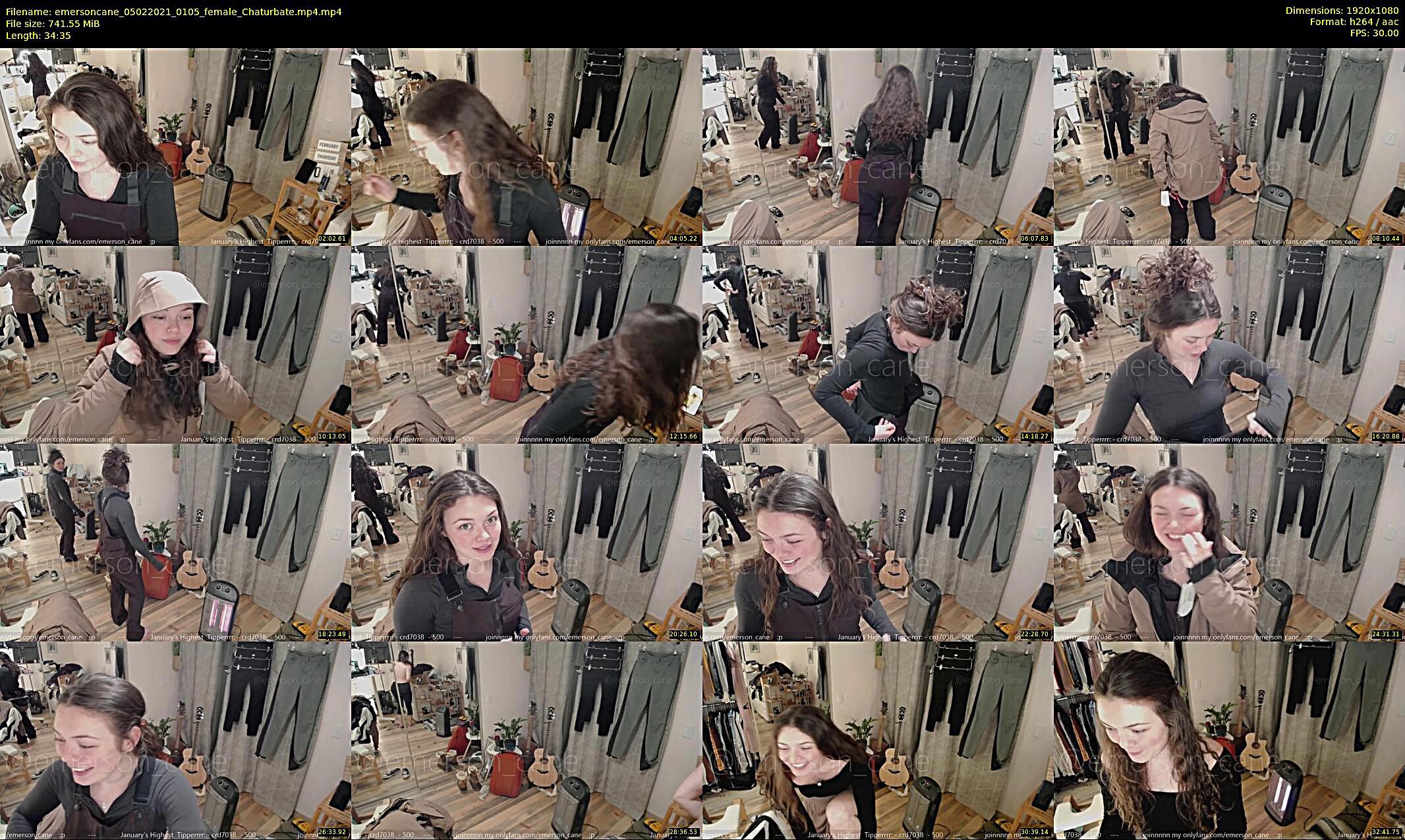 emersoncane — 35 minute Chaturbate female cam show recording, 1080p, Feb 5, 2021