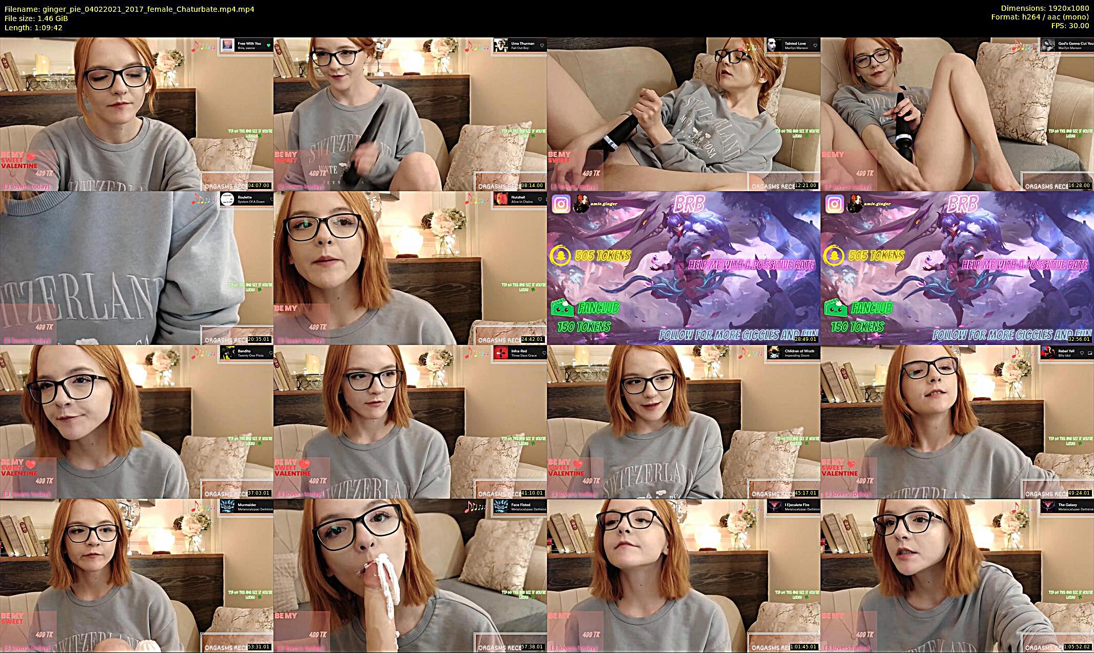 ginger_pie — 70 minute Chaturbate female cam show recording, 1080p, Feb 4, 2021