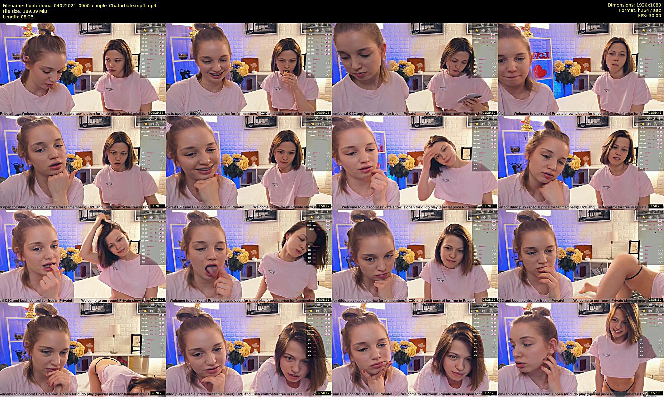 huntertiana — 9 minute Chaturbate female cam show recording, 1080p, Feb 4, 2021