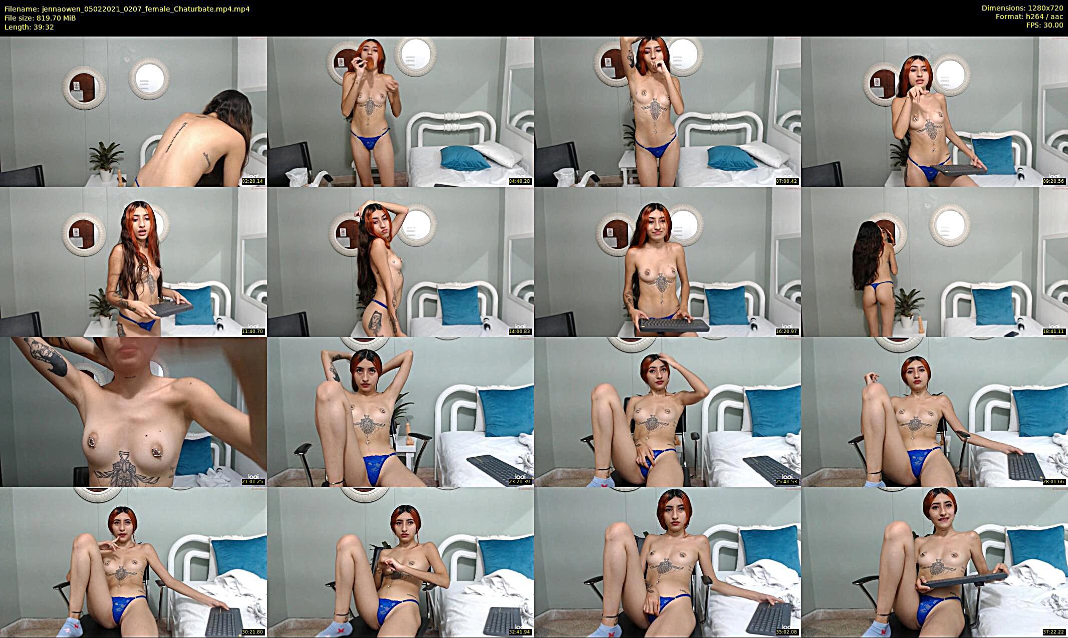 jennaowen — 40 minute Chaturbate female cam show recording, 720p, Feb 5, 2021
