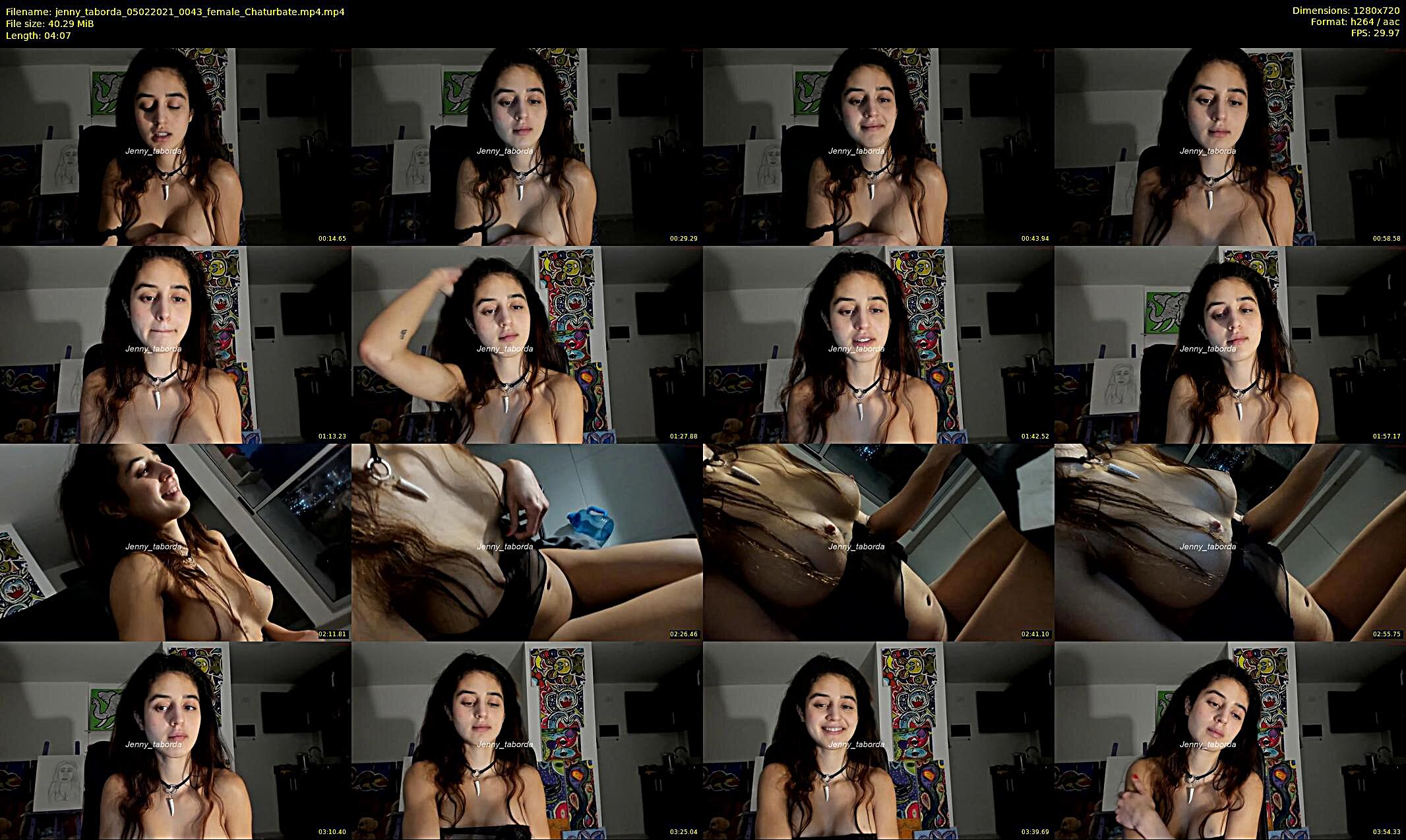 jenny_taborda — 5 minute Chaturbate female cam show recording, 720p, Feb 5, 2021