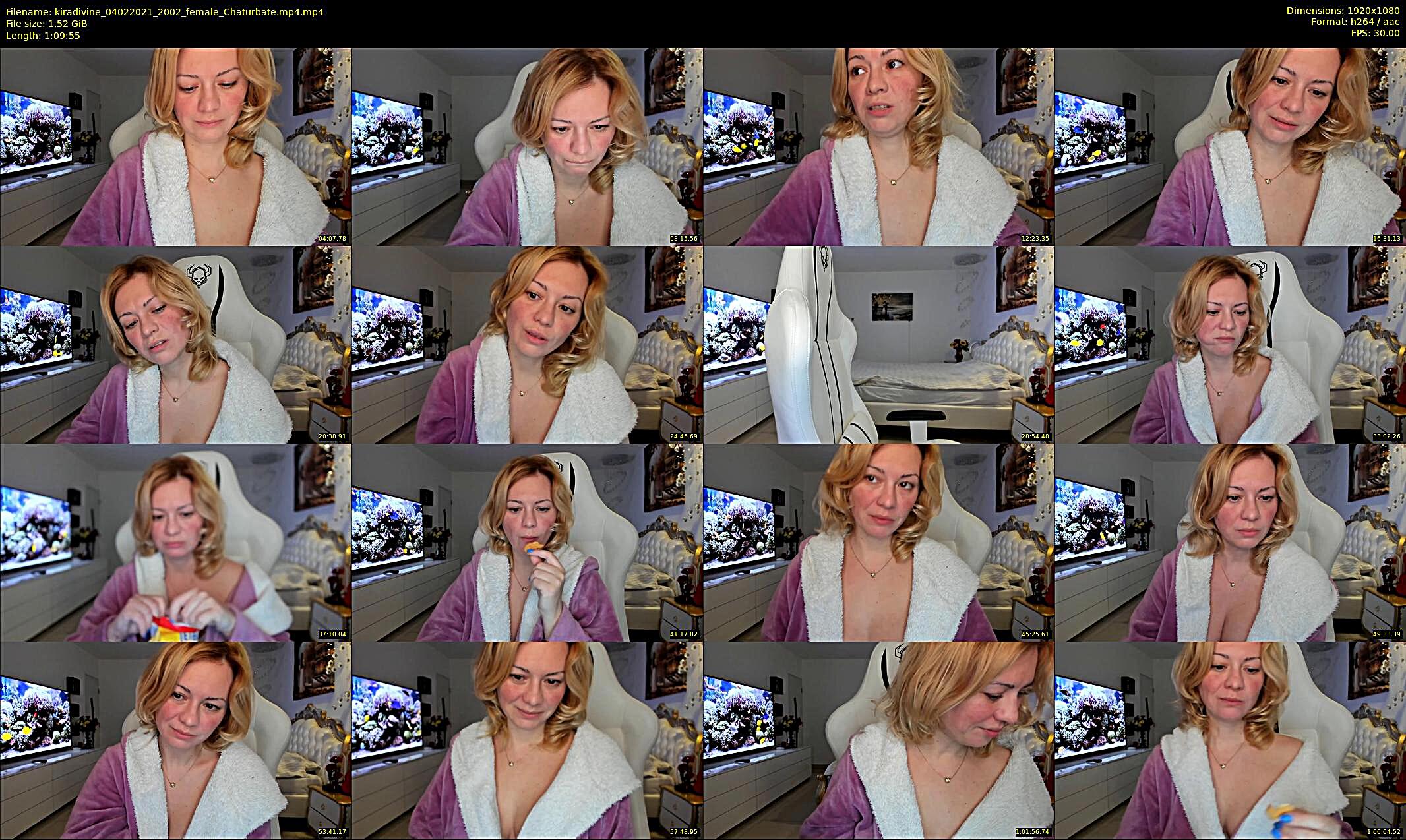 kiradivine — 70 minute Chaturbate female cam show recording, 1080p, Feb 4, 2021