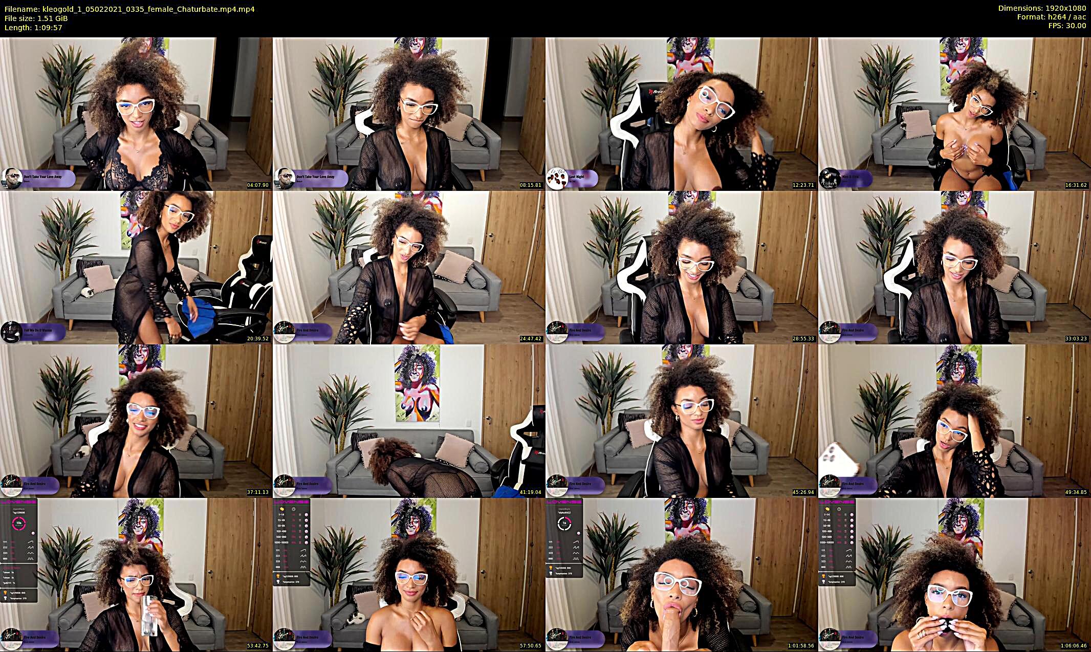 kleogold_1 — 70 minute Chaturbate female cam show recording, 1080p, Feb 5, 2021