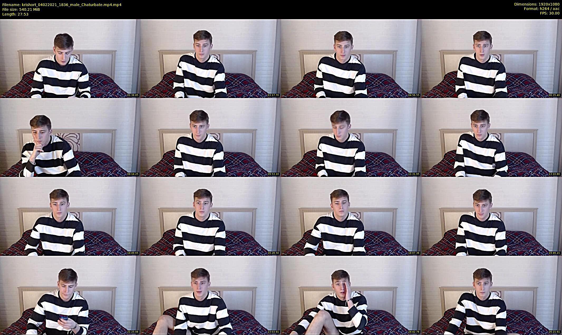 krishort — 28 minute Chaturbate male cam show recording, 1080p, Feb 4, 2021