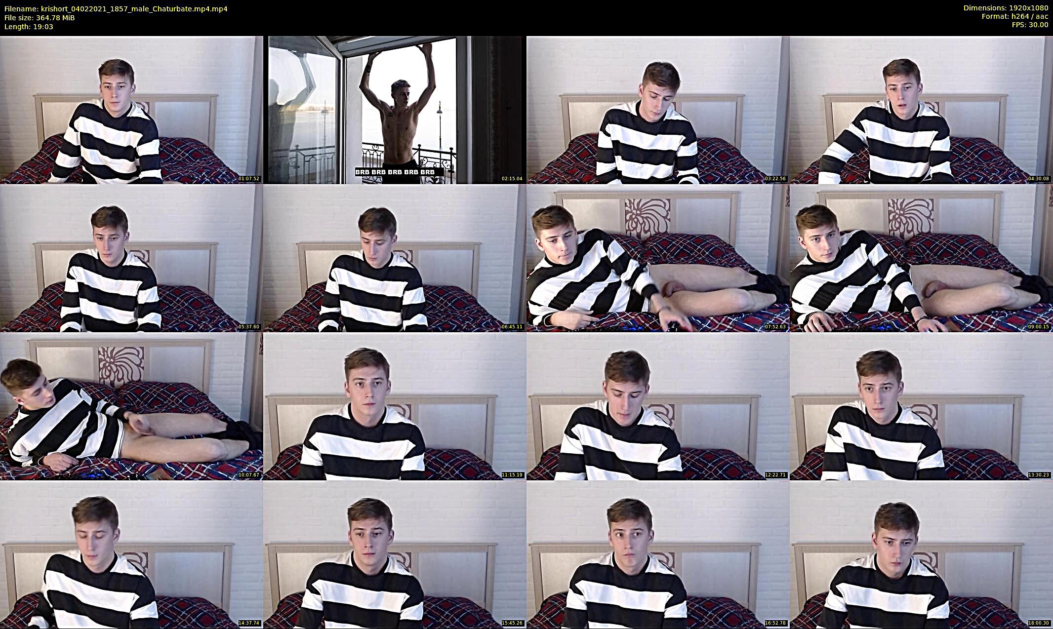 krishort — 20 minute Chaturbate male cam show recording, 1080p, Feb 4, 2021