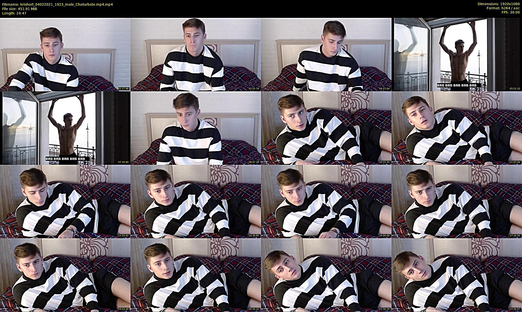 krishort — 25 minute Chaturbate male cam show recording, 1080p, Feb 4, 2021