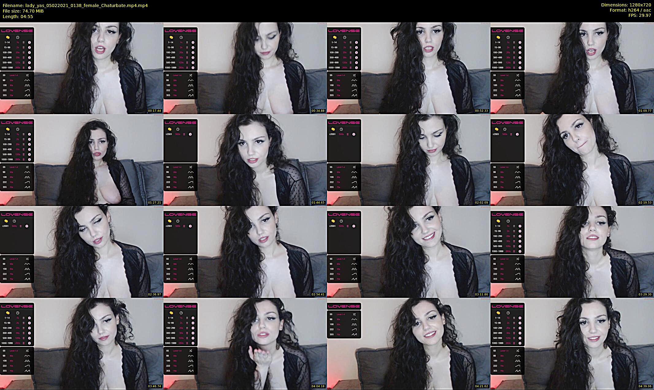 lady_yas — 5 minute Chaturbate female cam show recording, 720p, Feb 5, 2021