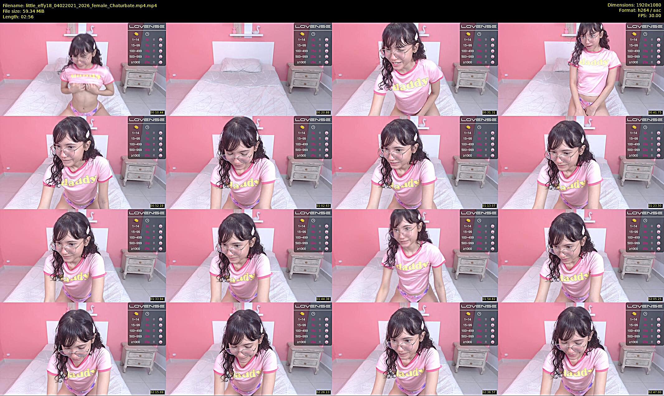 little_effy18 — 3 minute Chaturbate female cam show recording, 1080p, Feb 4, 2021