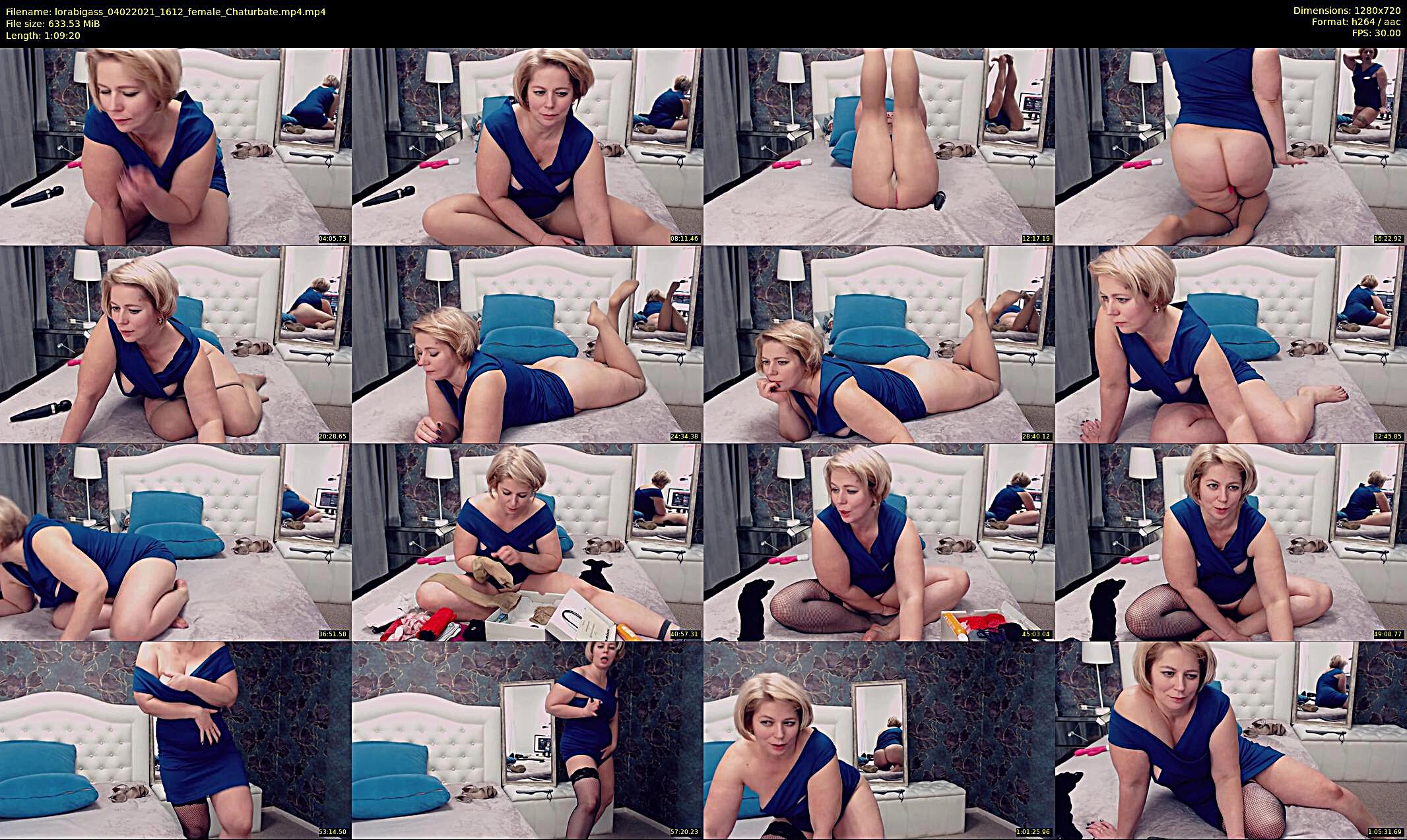 lorabigass — 70 minute Chaturbate female cam show recording, 720p, Feb 4, 2021