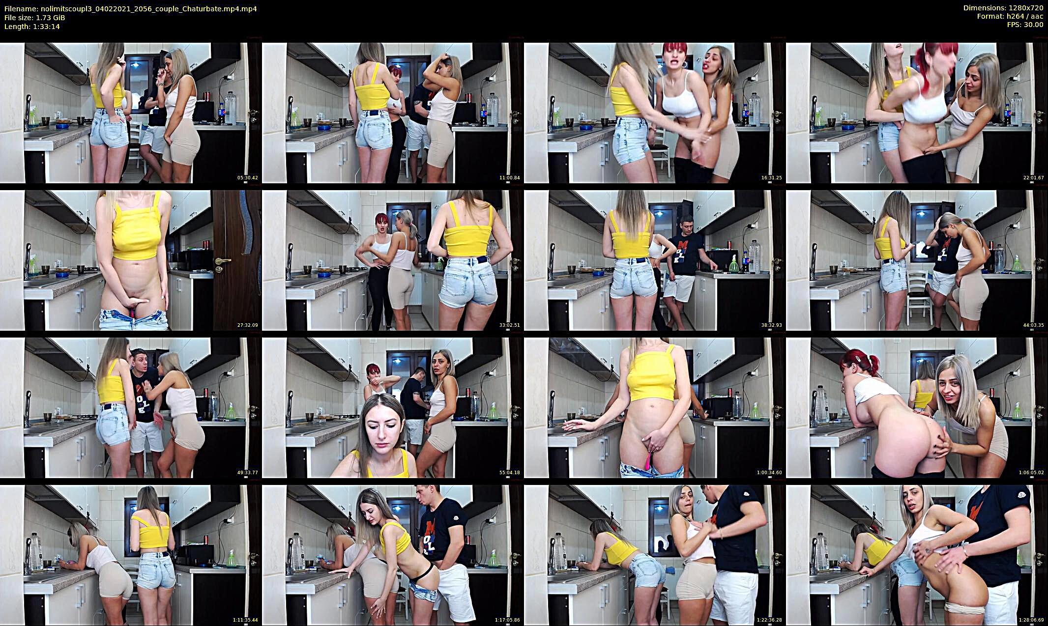 nolimitscoupl3 — 94 minute Chaturbate couple cam show recording, 720p, Feb 4, 2021