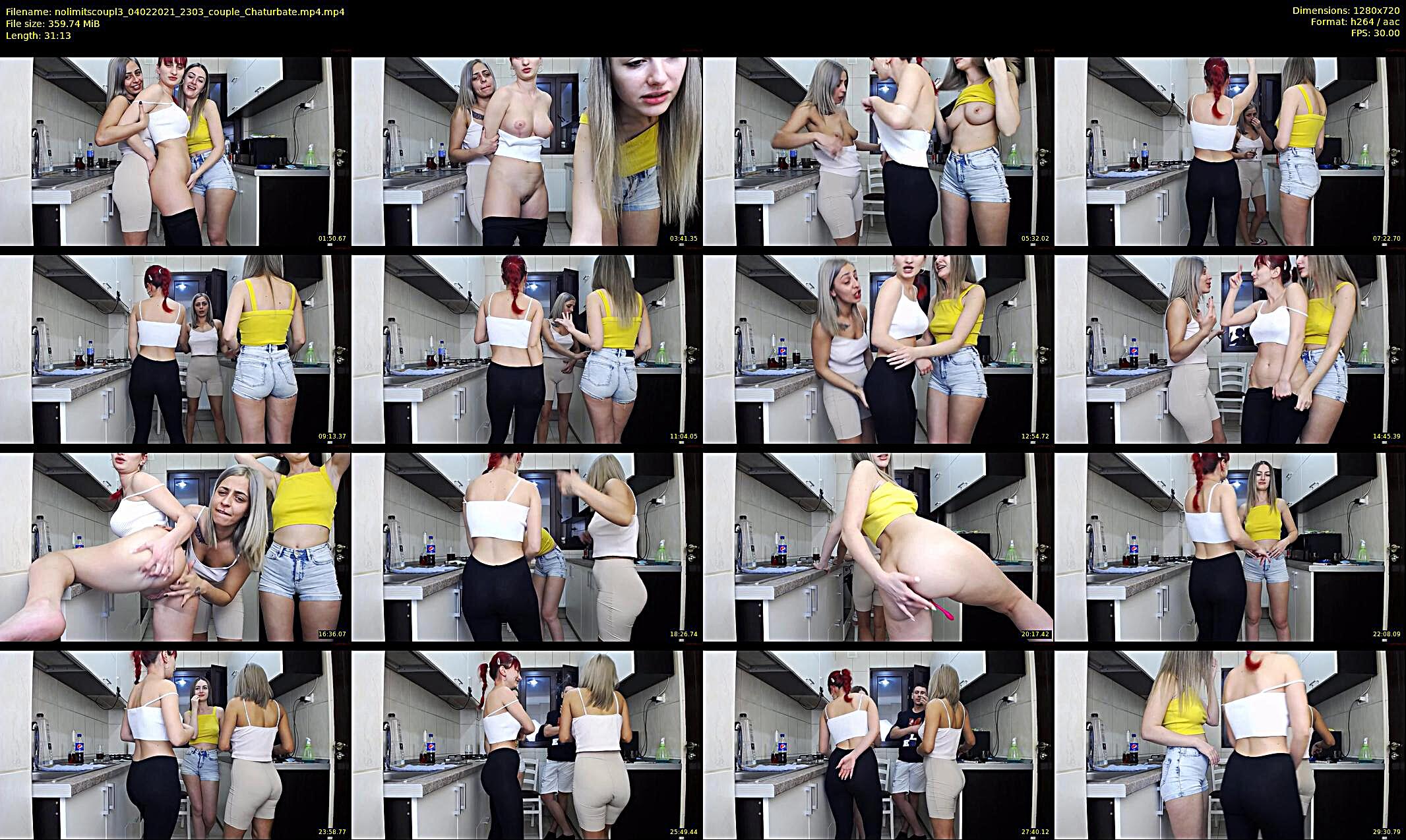 nolimitscoupl3 — 32 minute Chaturbate couple cam show recording, 720p, Feb 4, 2021