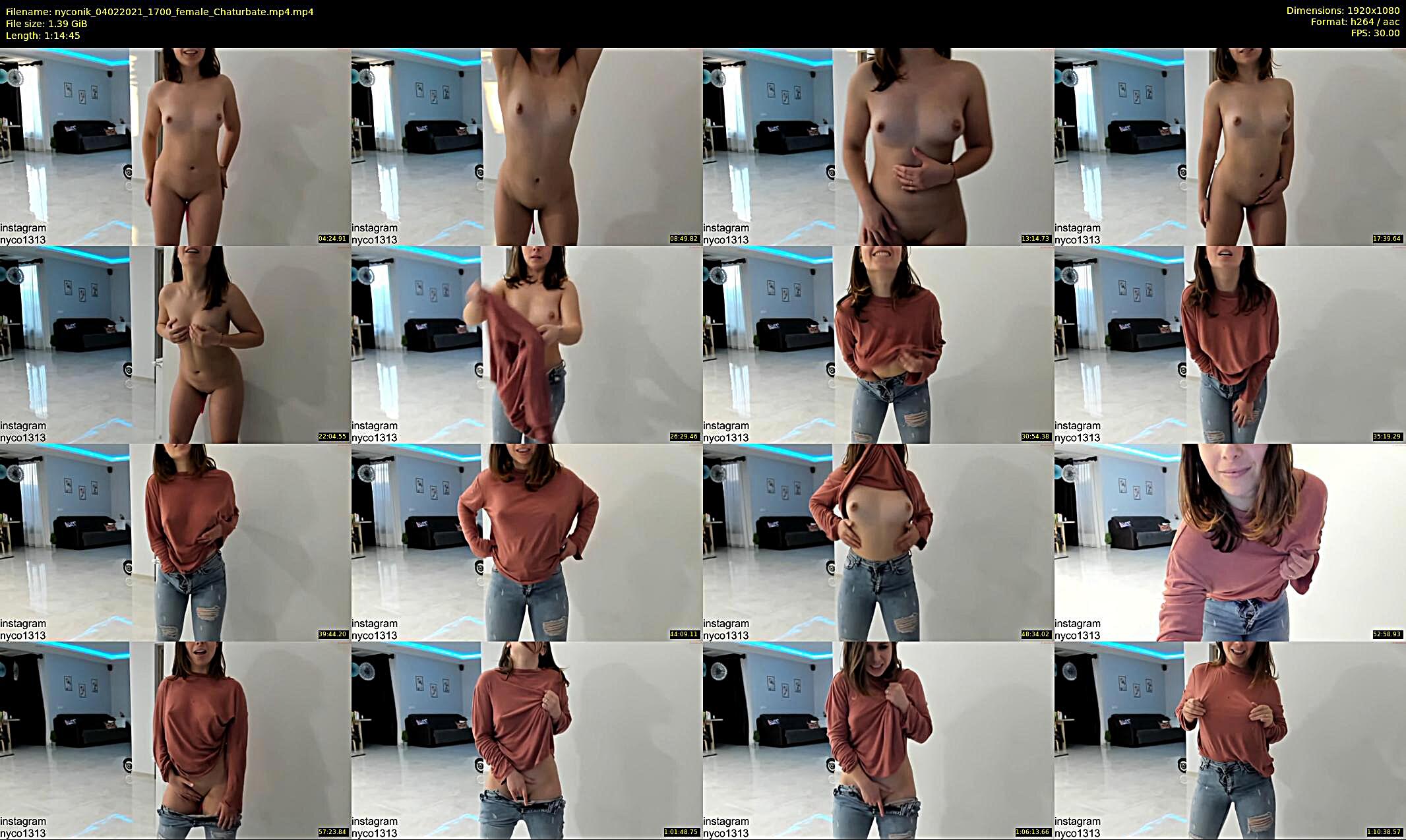nyconik — 75 minute Chaturbate female cam show recording, 1080p, Feb 4, 2021
