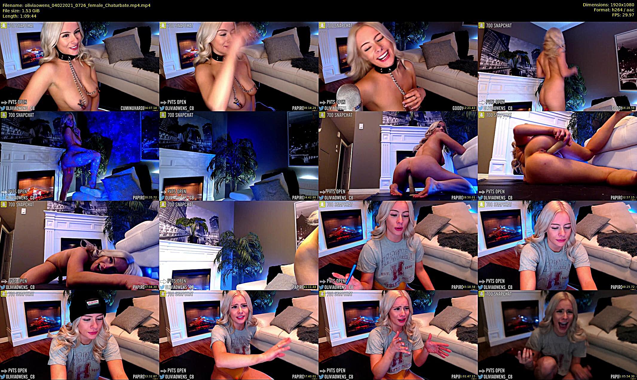 oliviaowens — 70 minute Chaturbate female cam show recording, 1080p, Feb 4, 2021