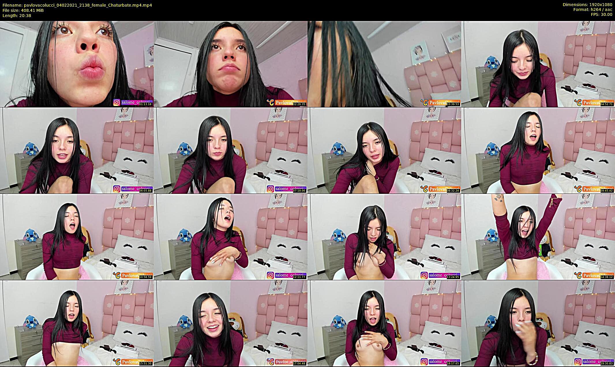 pavlovacolucci — 19 minute Chaturbate female cam show recording, 1080p, Feb 4, 2021