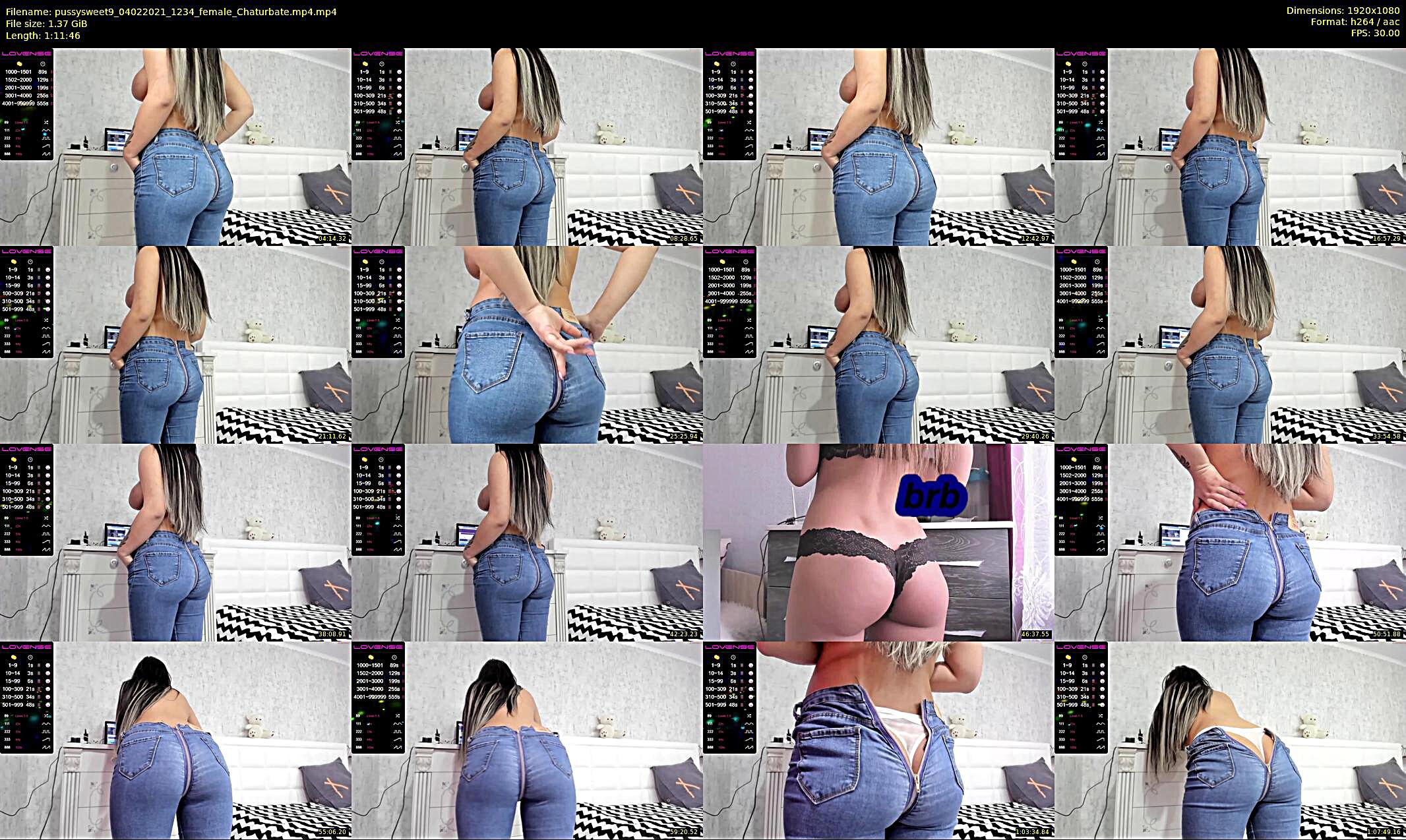 pussysweet9 — 72 minute Chaturbate female cam show recording, 1080p, Feb 4, 2021