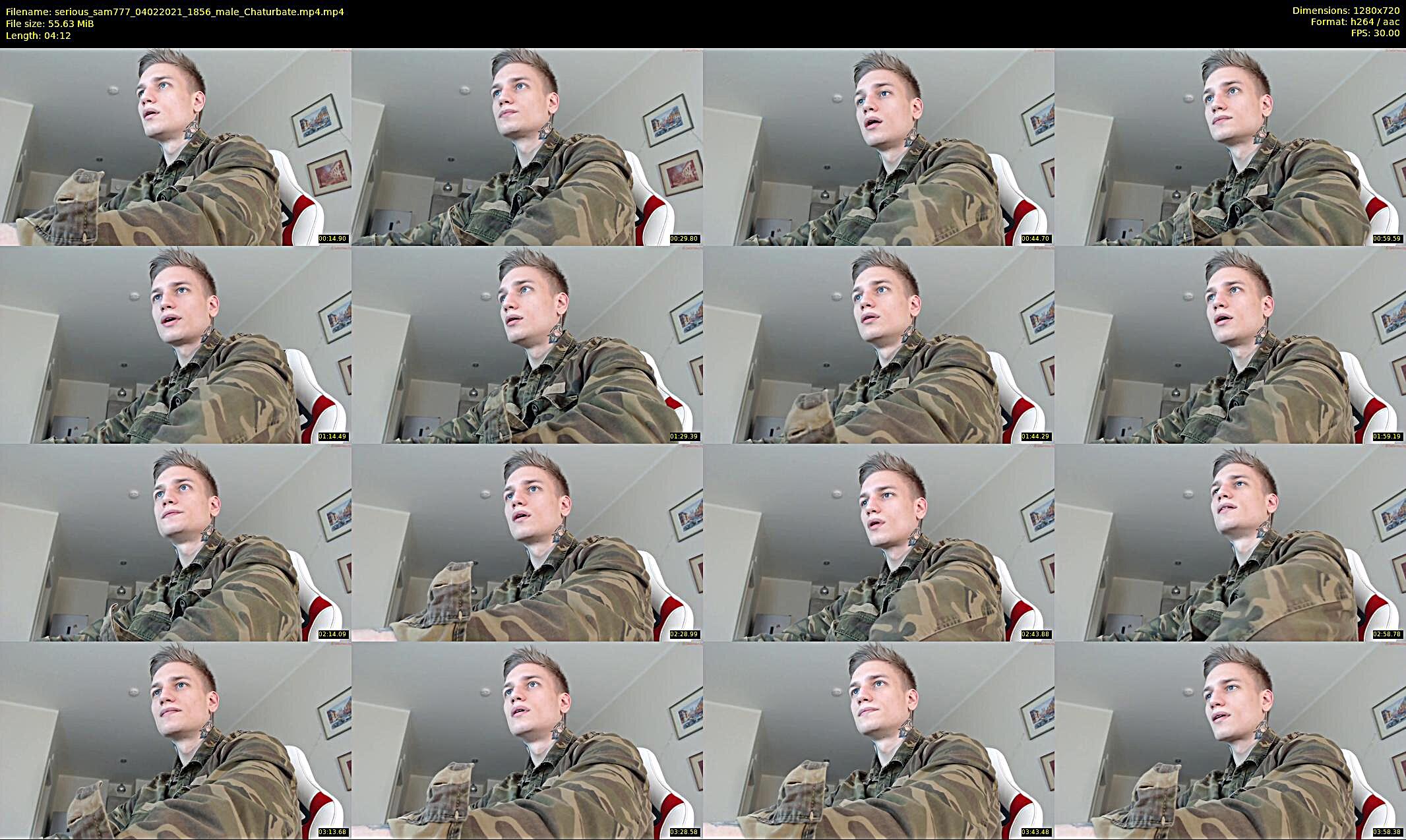 serious_sam777 — 5 minute Chaturbate male cam show recording, 720p, Feb 4, 2021