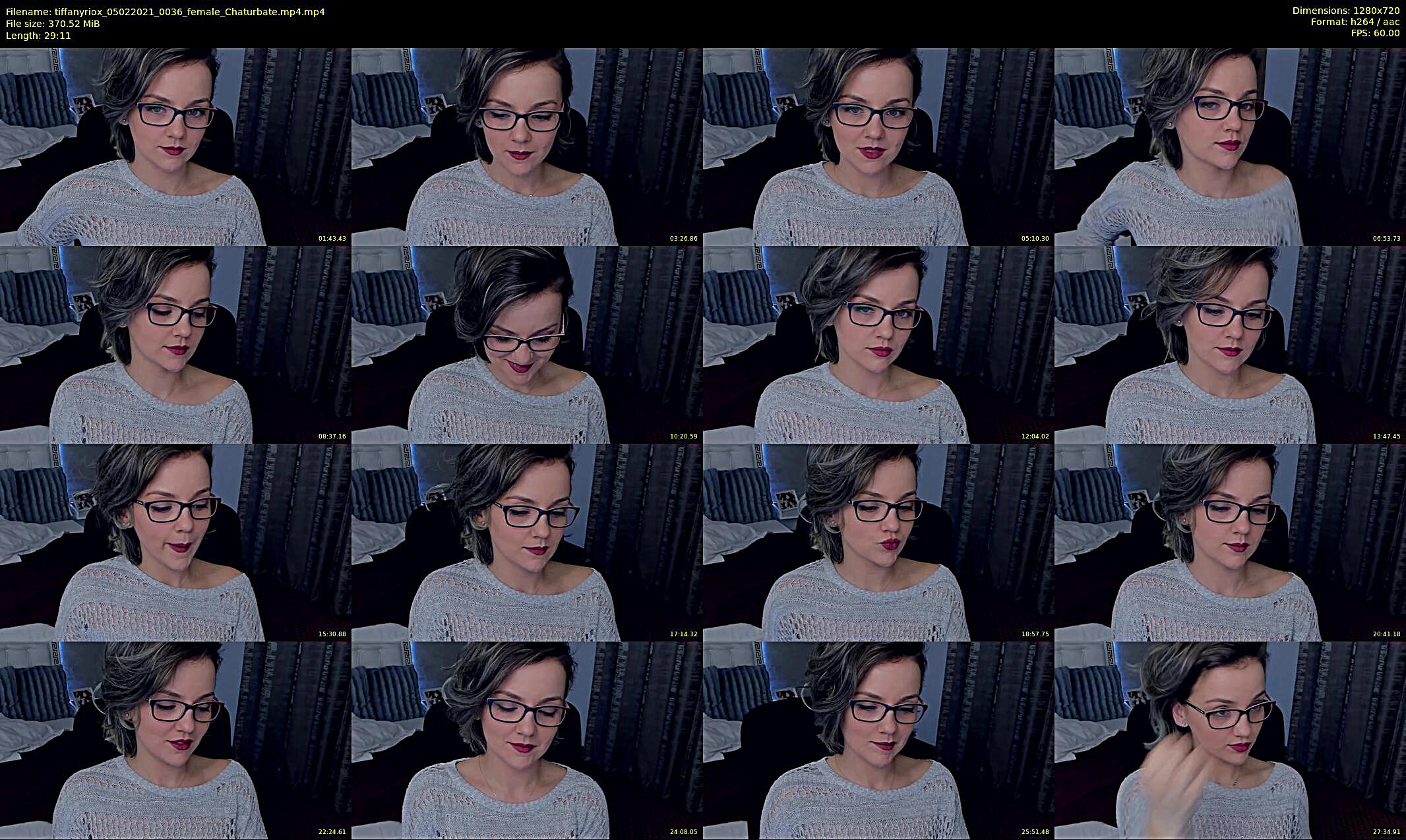 tiffanyriox — 30 minute Chaturbate female cam show recording, 720p, Feb 5, 2021