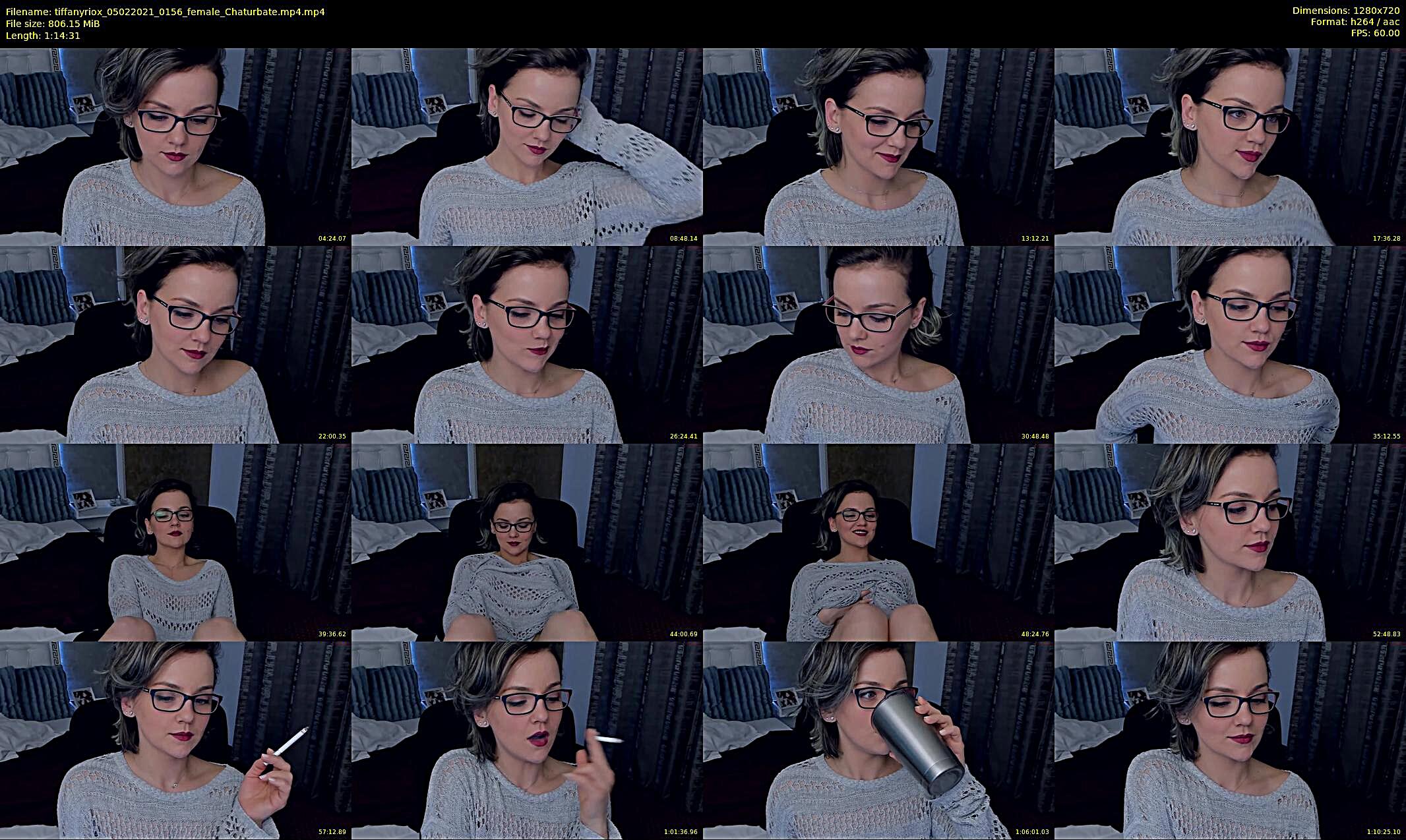 tiffanyriox — 75 minute Chaturbate female cam show recording, 720p, Feb 5, 2021