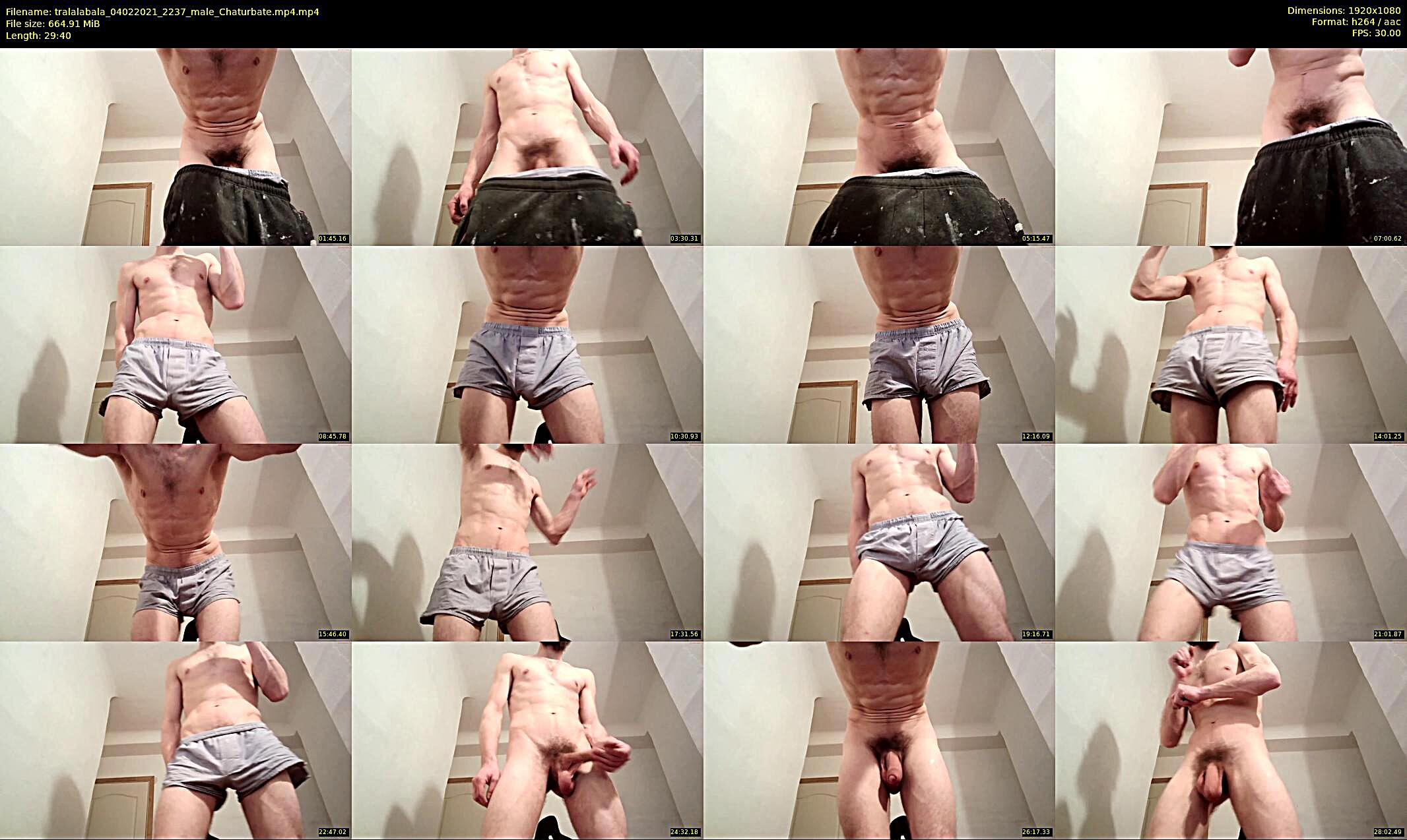 tralalabala — 30 minute Chaturbate male cam show recording, 1080p, Feb 4, 2021