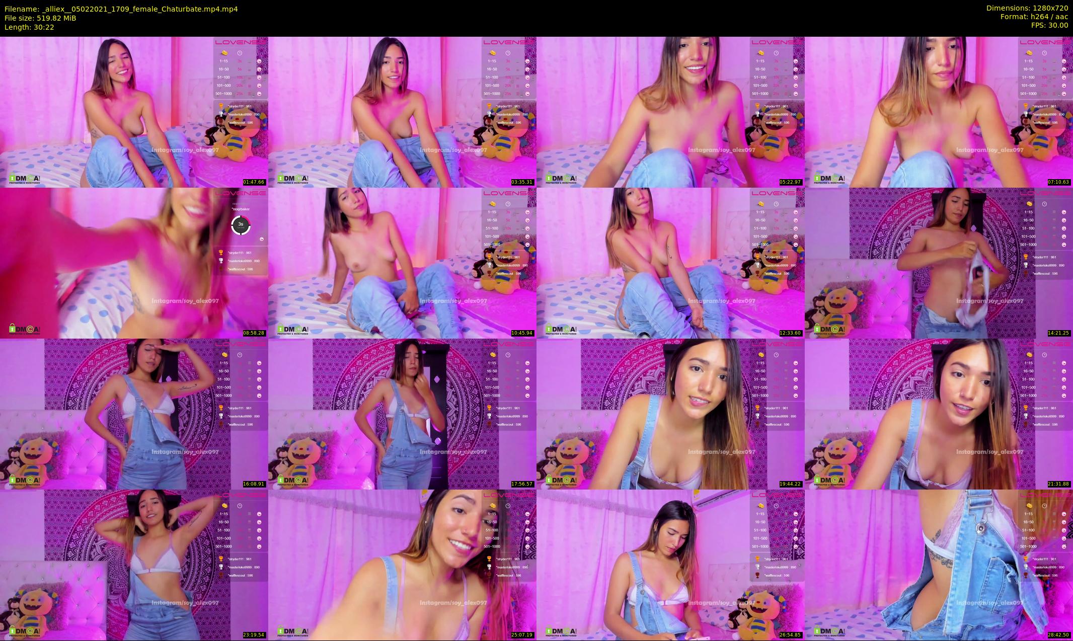 _alliex_ — 31 minute Chaturbate female cam show recording, 720p, Feb 5, 2021