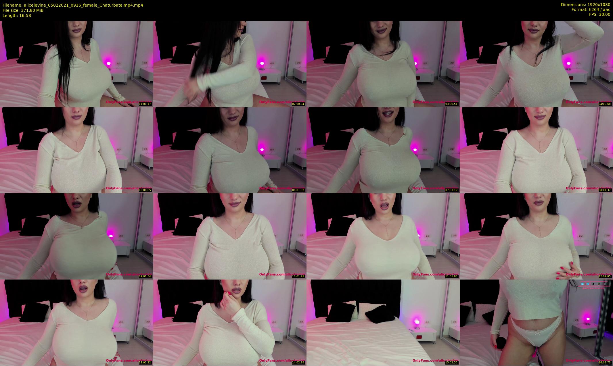 alicelevine — 17 minute Chaturbate female cam show recording, 1080p, Feb 5, 2021