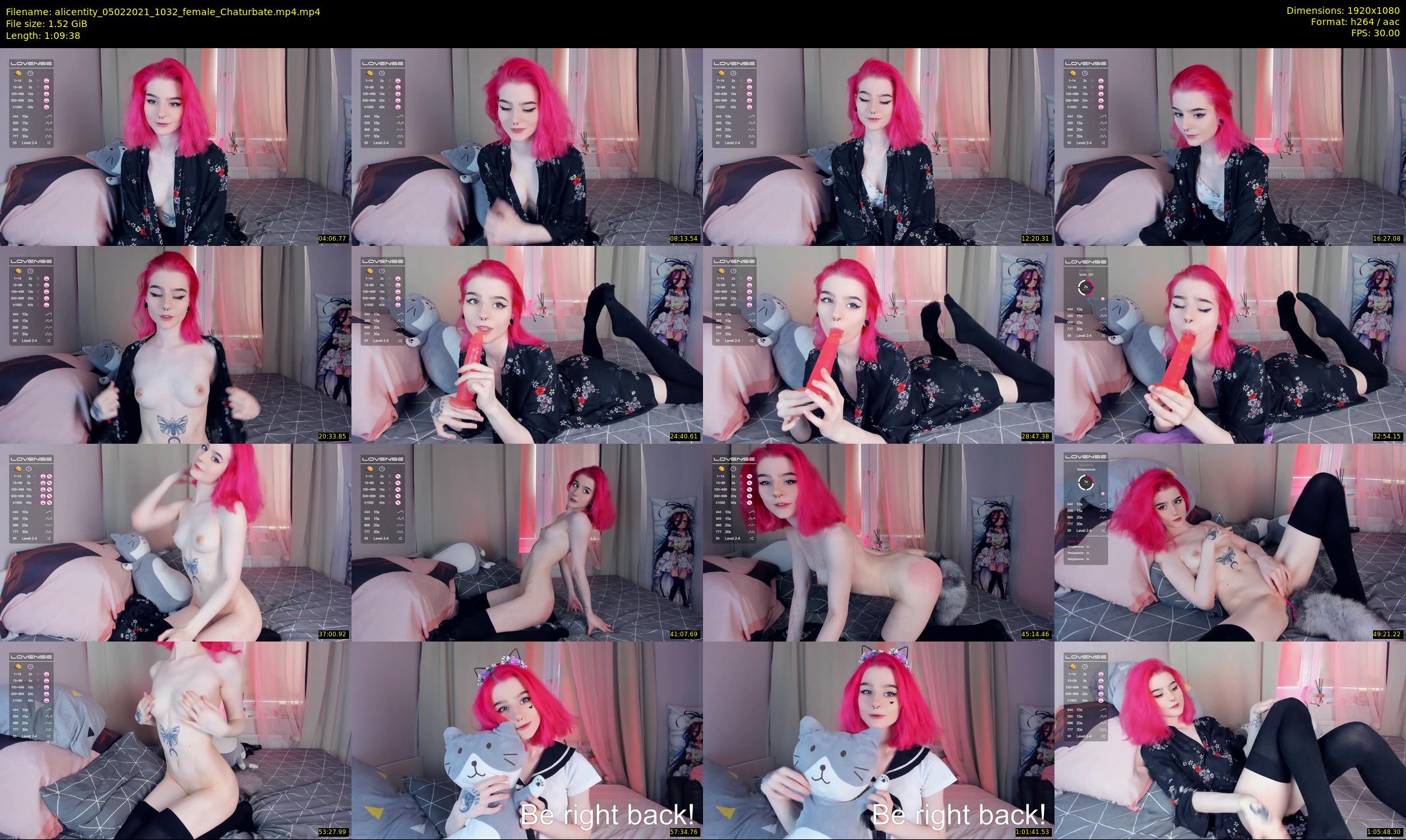 alicentity — 70 minute Chaturbate female cam show recording, 1080p, Feb 5, 2021