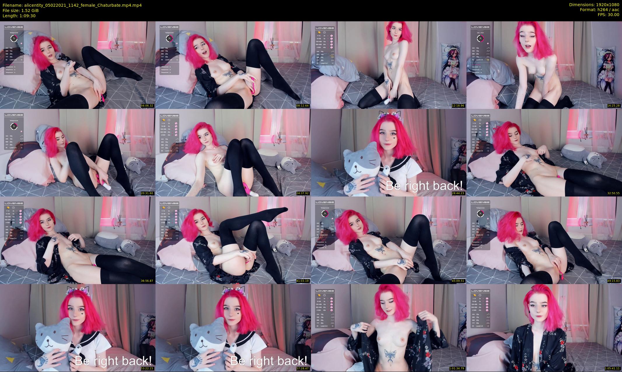 alicentity — 70 minute Chaturbate female cam show recording, 1080p, Feb 5, 2021