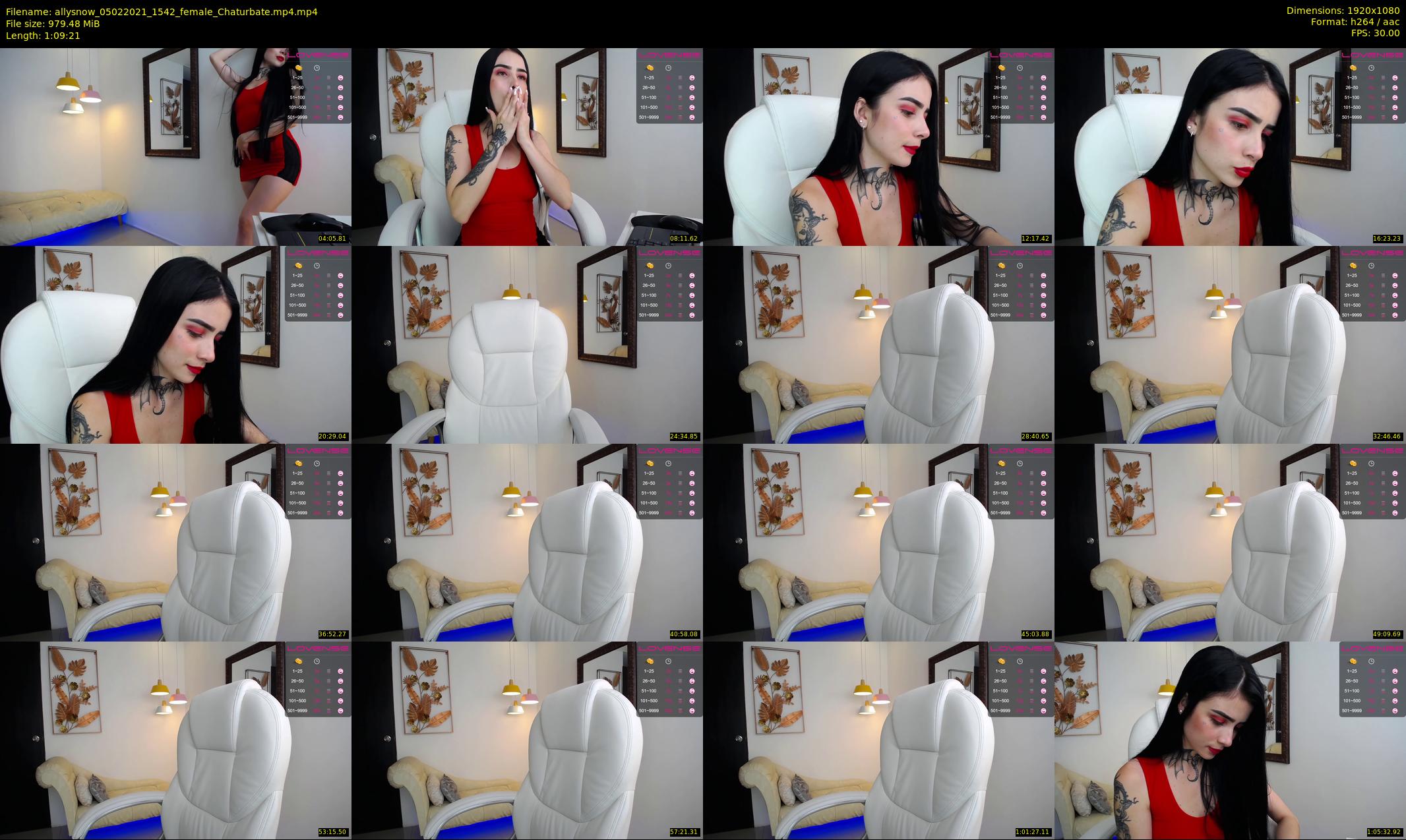 allysnow — 70 minute Chaturbate female cam show recording, 1080p, Feb 5, 2021