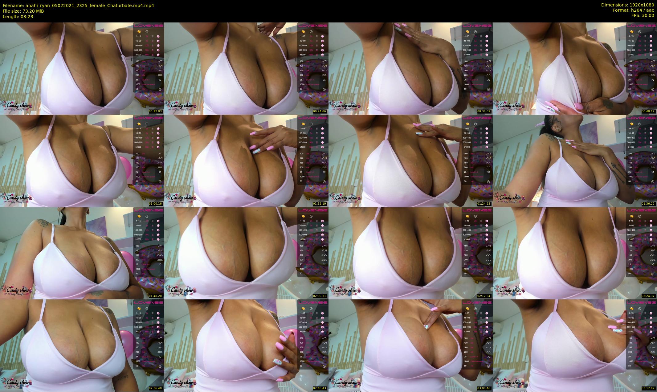 anahi_ryan — 4 minute Chaturbate female cam show recording, 1080p, Feb 5, 2021