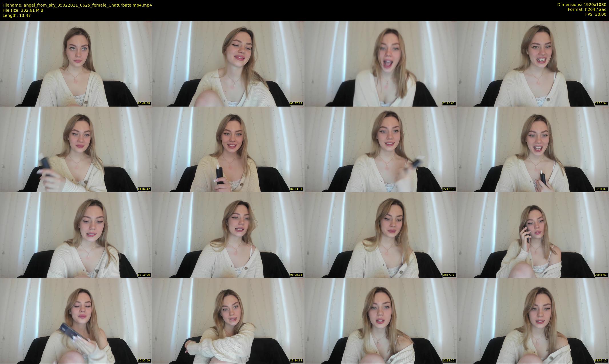 angel_from_sky — 14 minute Chaturbate female cam show recording, 1080p, Feb 5, 2021