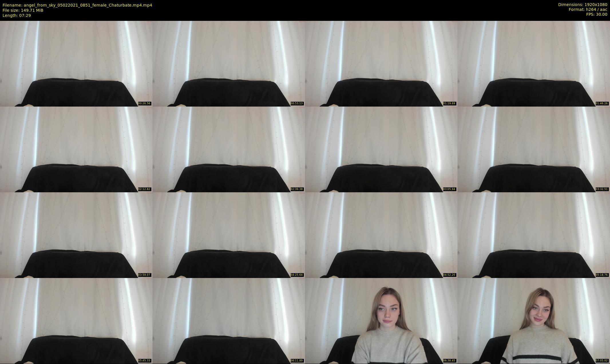 angel_from_sky — 8 minute Chaturbate female cam show recording, 1080p, Feb 5, 2021