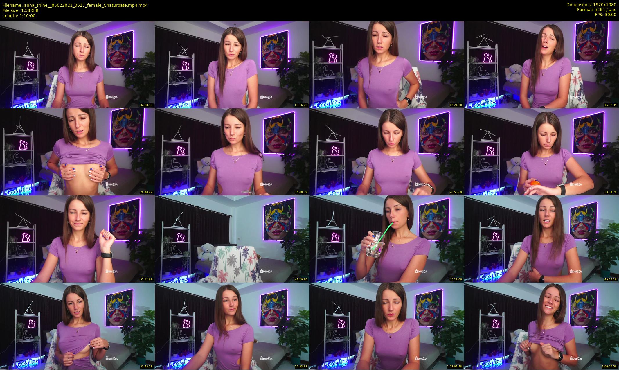 anna_shine_ — 70 minute Chaturbate female cam show recording, 1080p, Feb 5, 2021