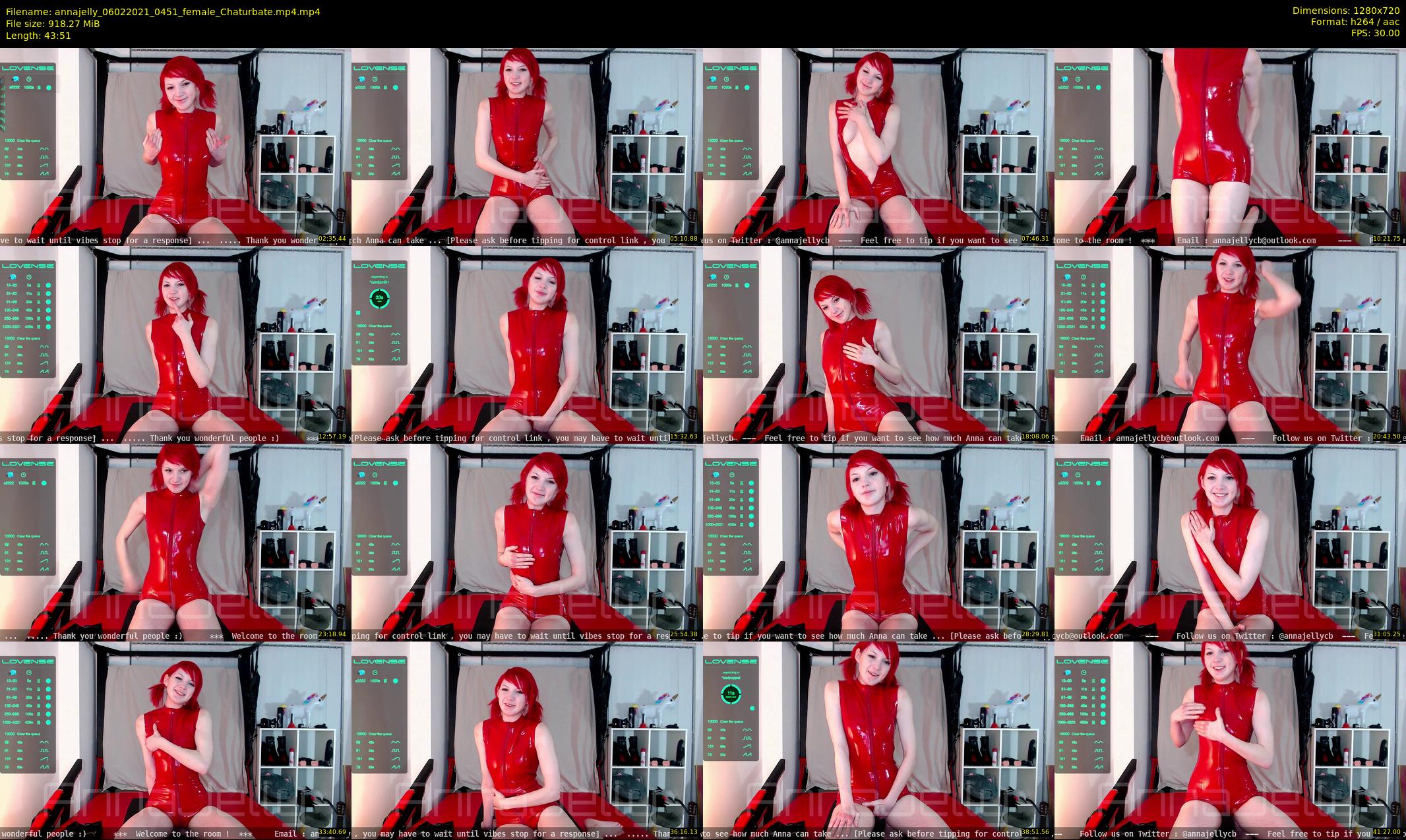 annajelly — 44 minute Chaturbate couple cam show recording, 720p, Feb 6, 2021