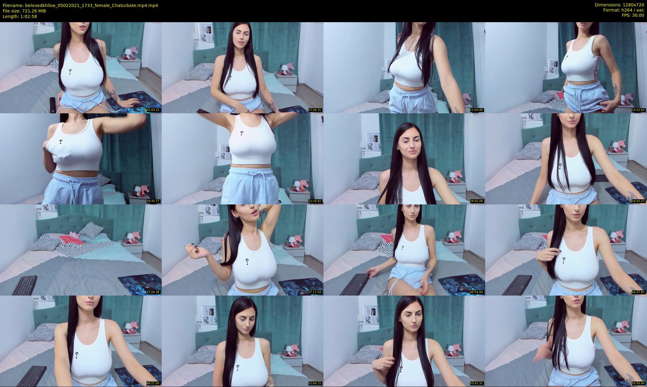 belovedkhlloe — 63 minute Chaturbate female cam show recording, 720p, Feb 5, 2021