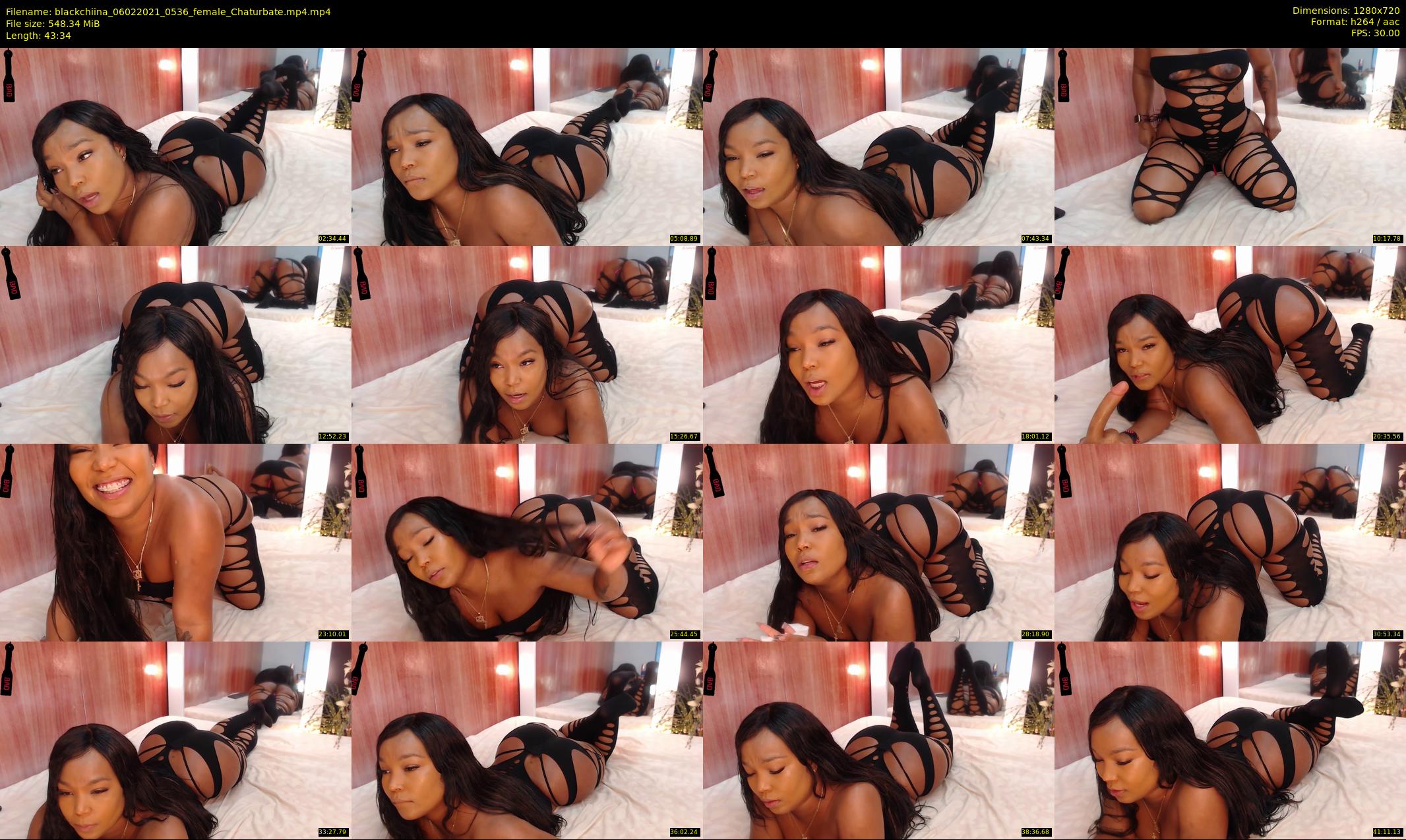 blackchiina — 44 minute Chaturbate female cam show recording, 720p, Feb 6, 2021