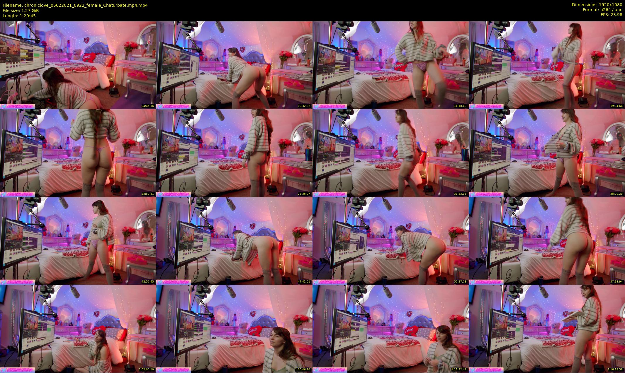 chroniclove — 81 minute Chaturbate female cam show recording, 1080p, Feb 5, 2021