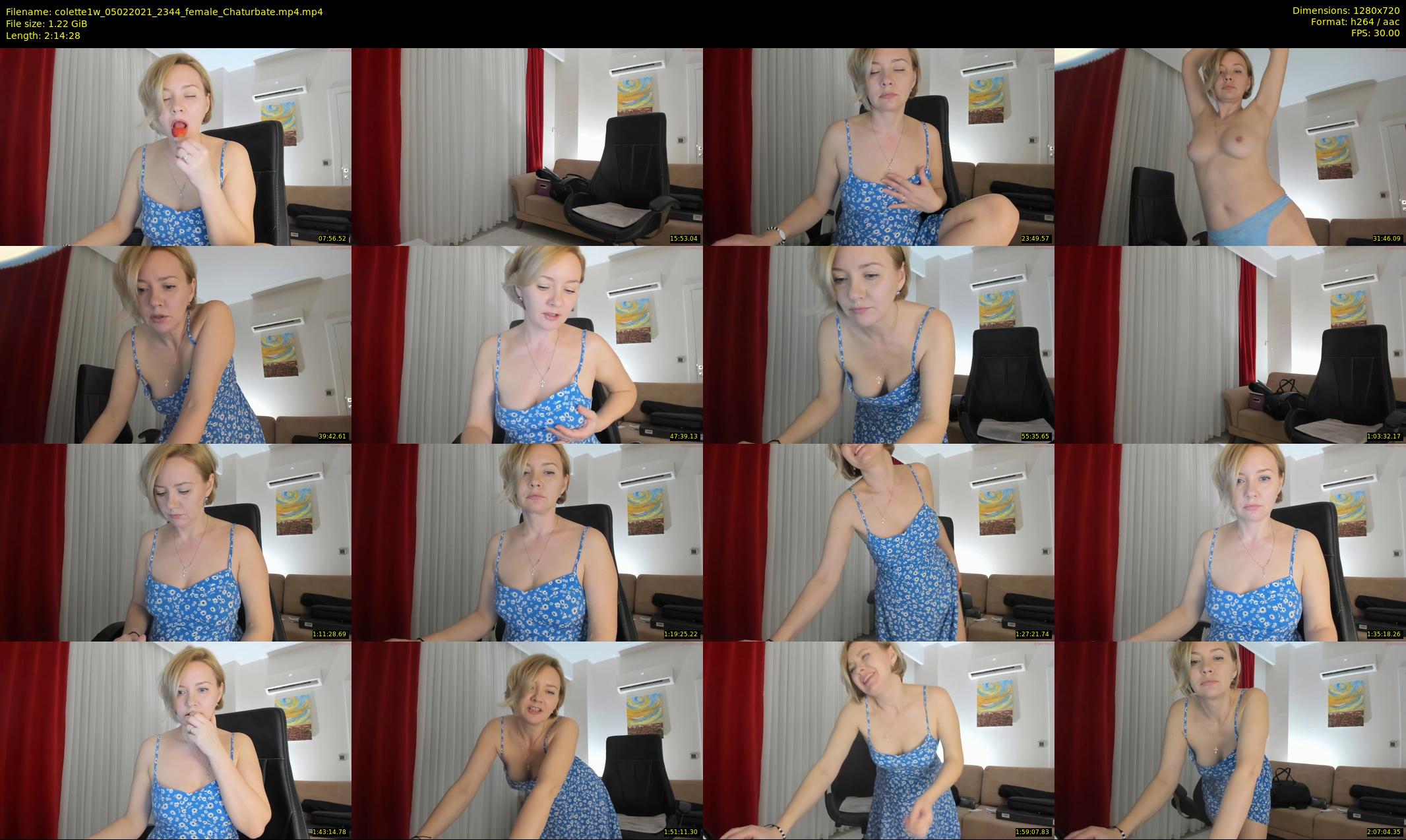 colette1w — 135 minute Chaturbate female cam show recording, 720p, Feb 5, 2021