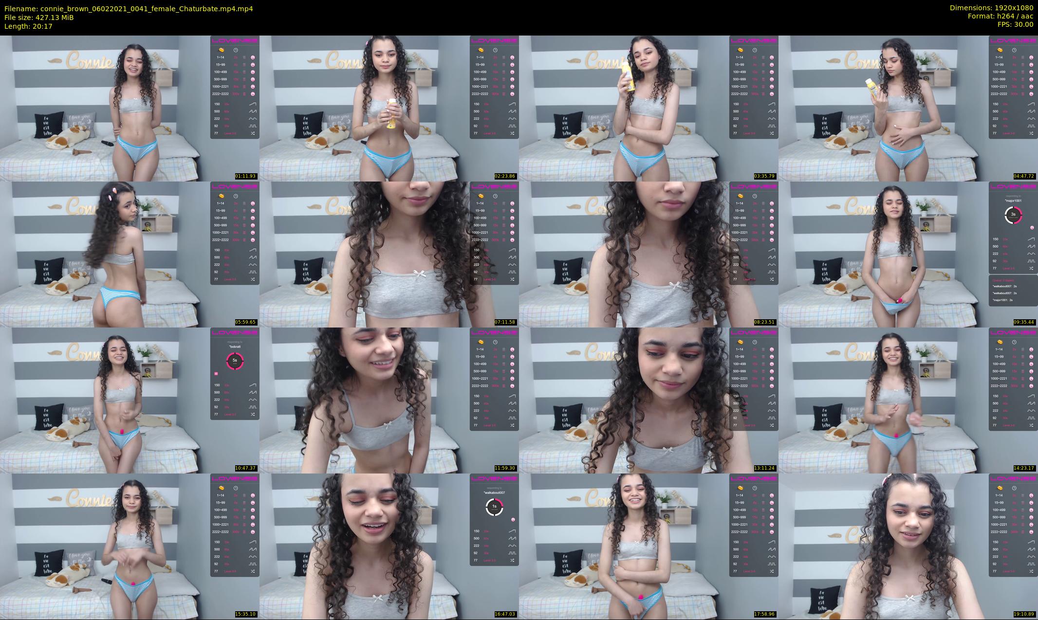 connie_brown — 21 minute Chaturbate female cam show recording, 1080p, Feb 6, 2021