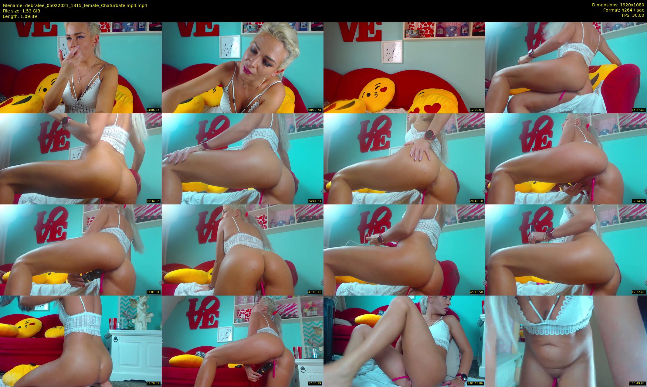 debralee — 70 minute Chaturbate female cam show recording, 1080p, Feb 5, 2021