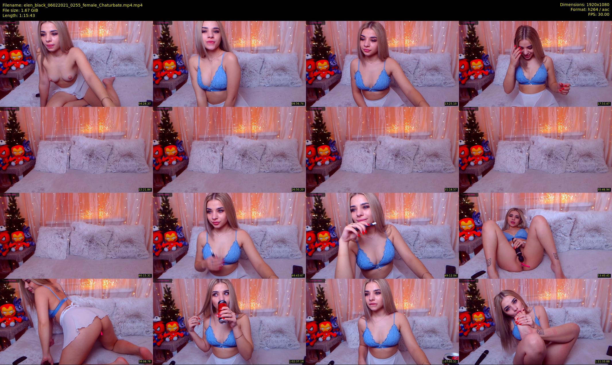 elen_black — 76 minute Chaturbate female cam show recording, 1080p, Feb 6, 2021