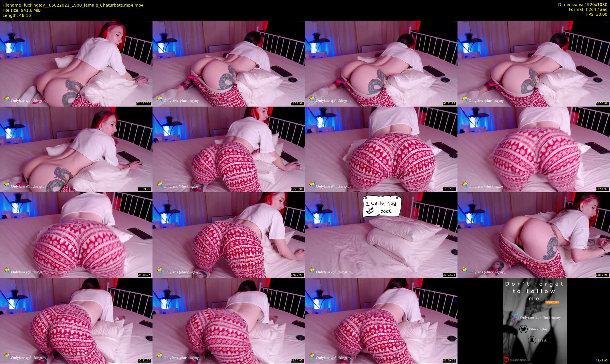 fuckingtoy_ — 47 minute Chaturbate female cam show recording, 1080p, Feb 5, 2021